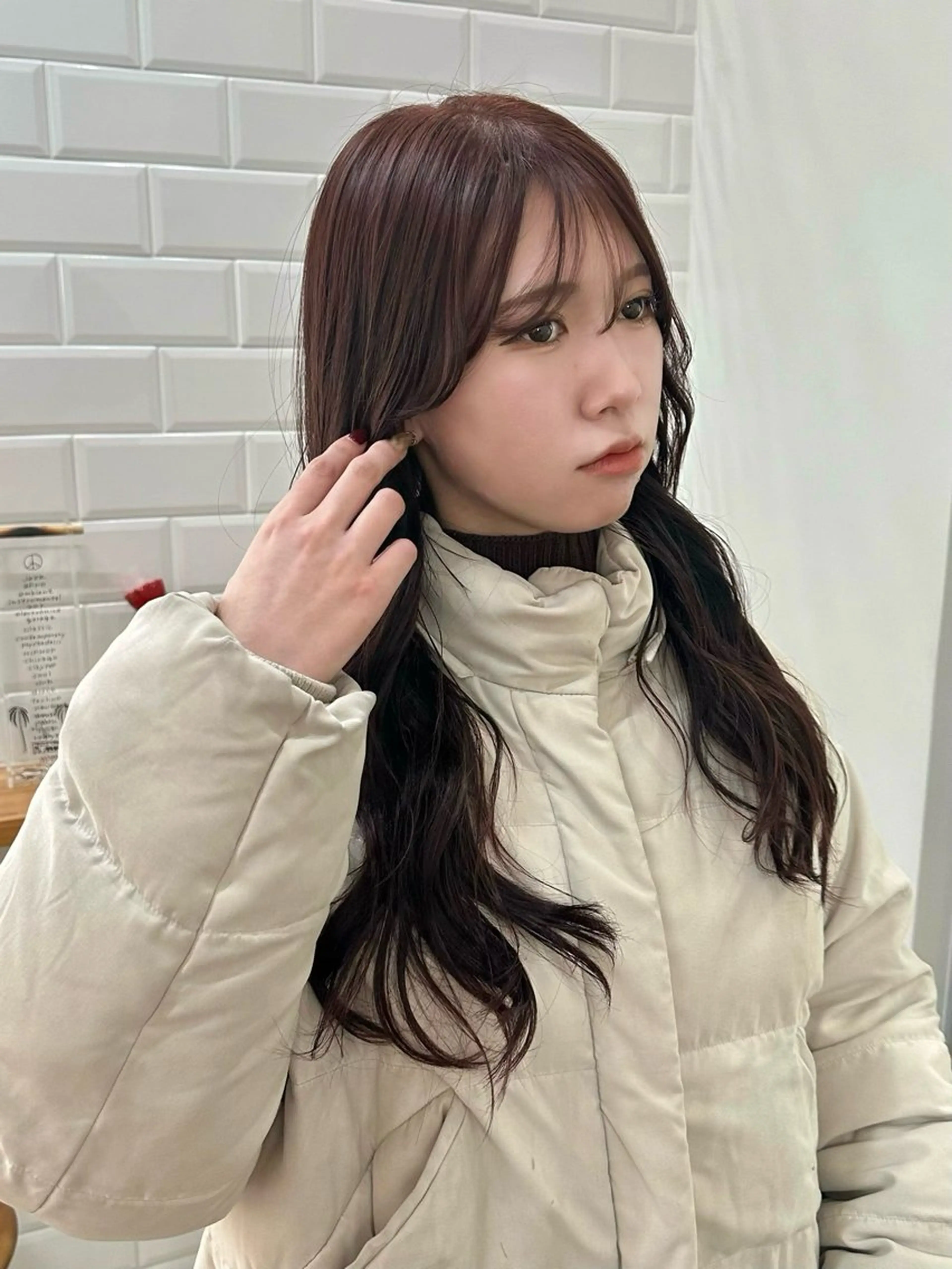 ロング ヘアカラー トリートメント 四日市/レイヤー /似合わせカットのヘアスタイル