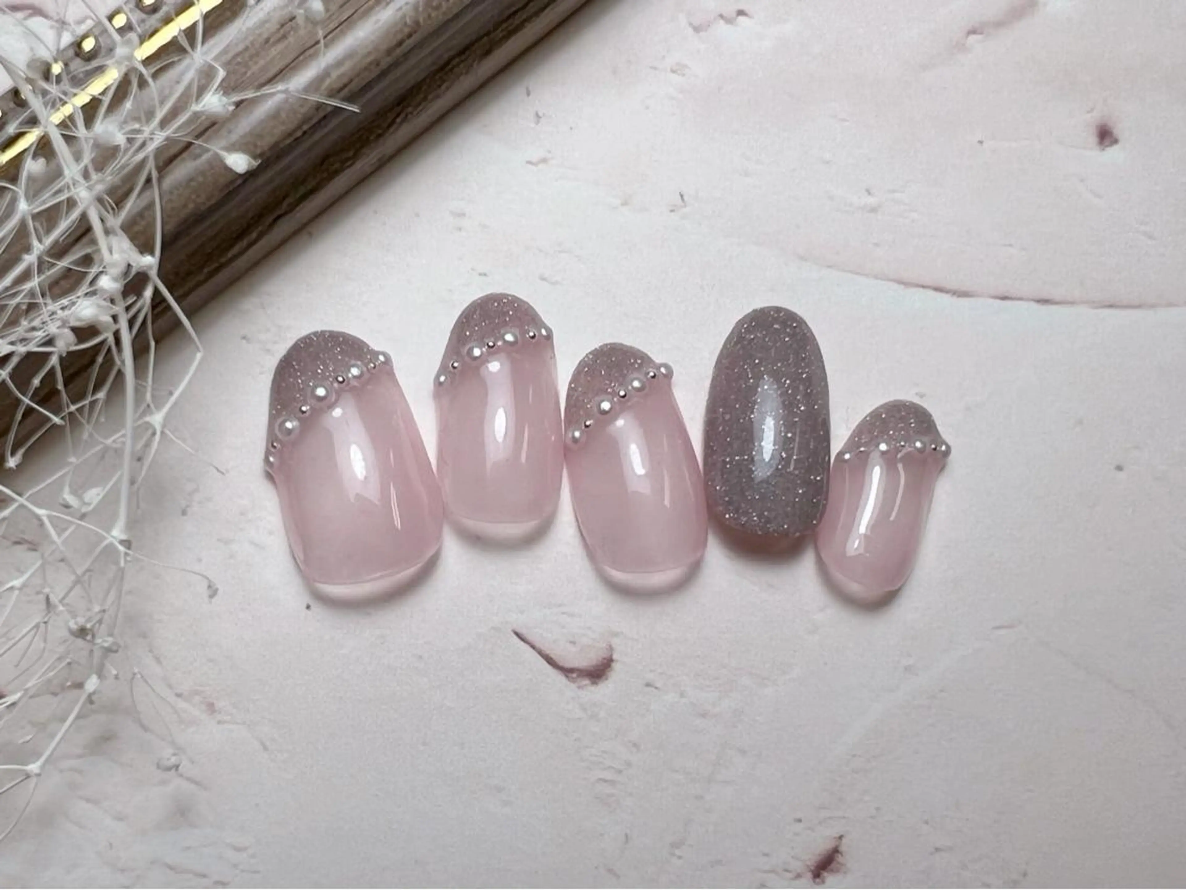 ネイル ハンドネイル プティリボン 武蔵小金井店のネイルデザイン