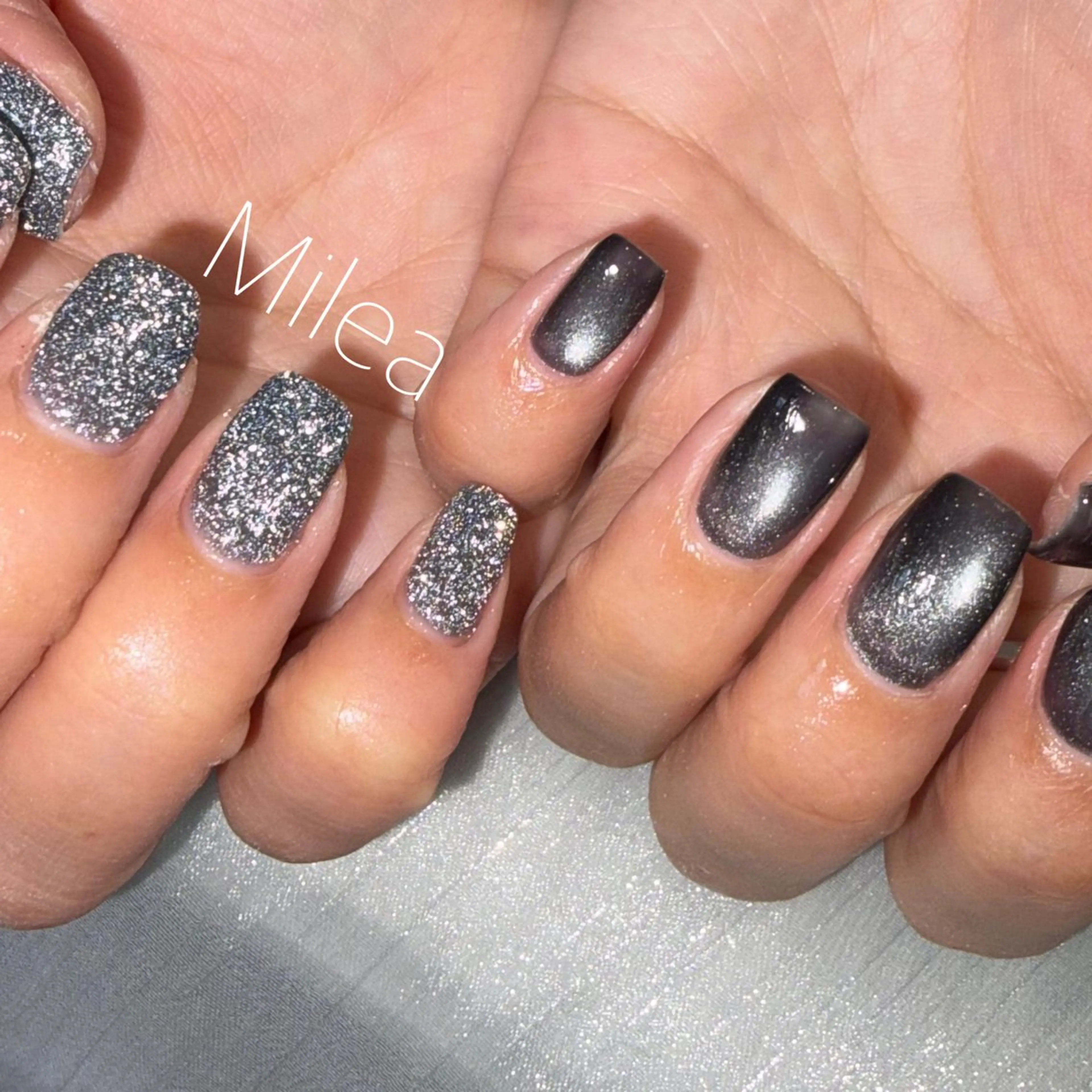 ネイル マグネットネイル Milea(ミレア)所属・Milea🩵 Sayaka🪩のネイルデザイン