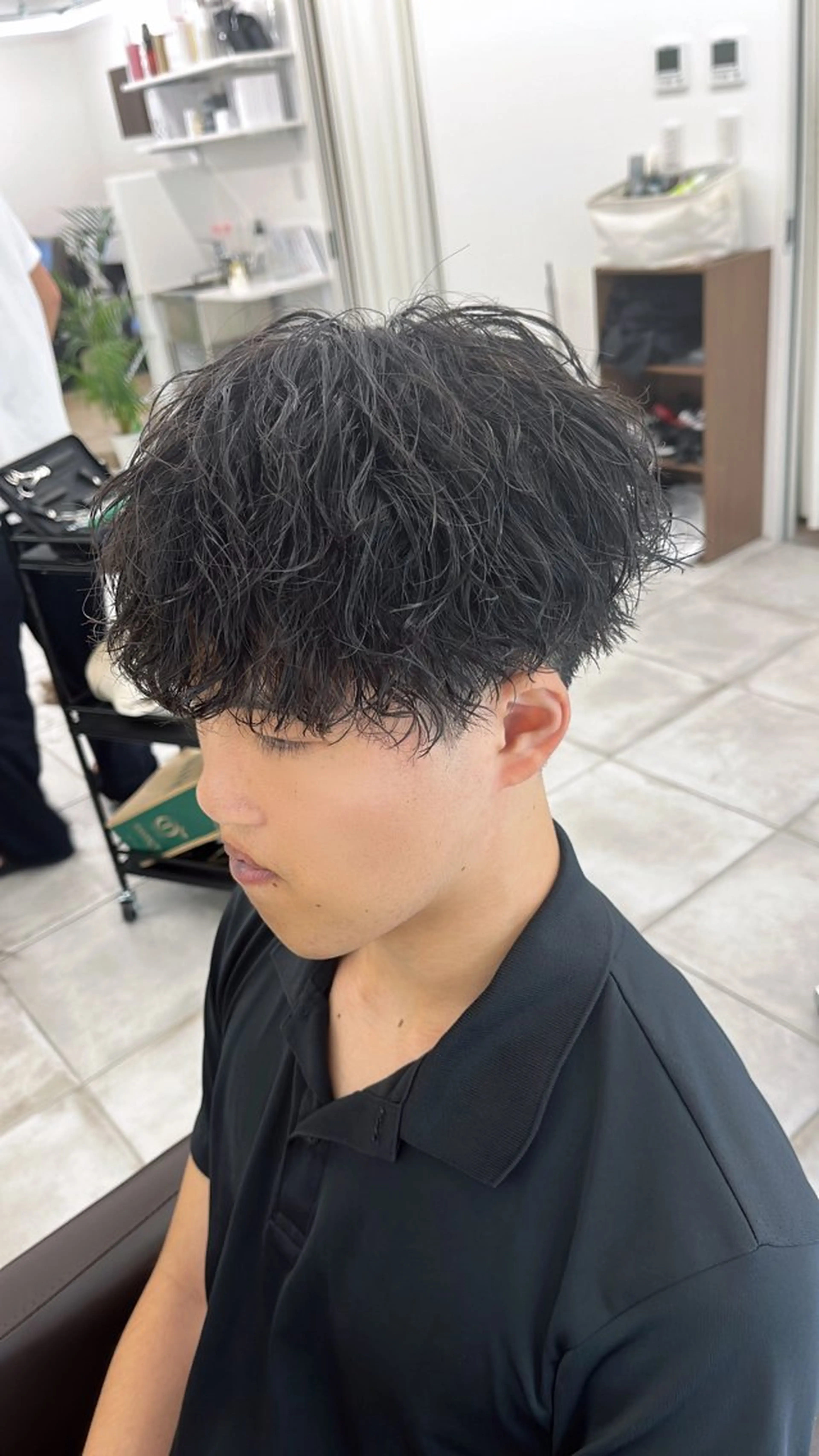 ショート パーマ メンズ 🏆メンズヘア特化 🥇代表りんぺーのヘアスタイル