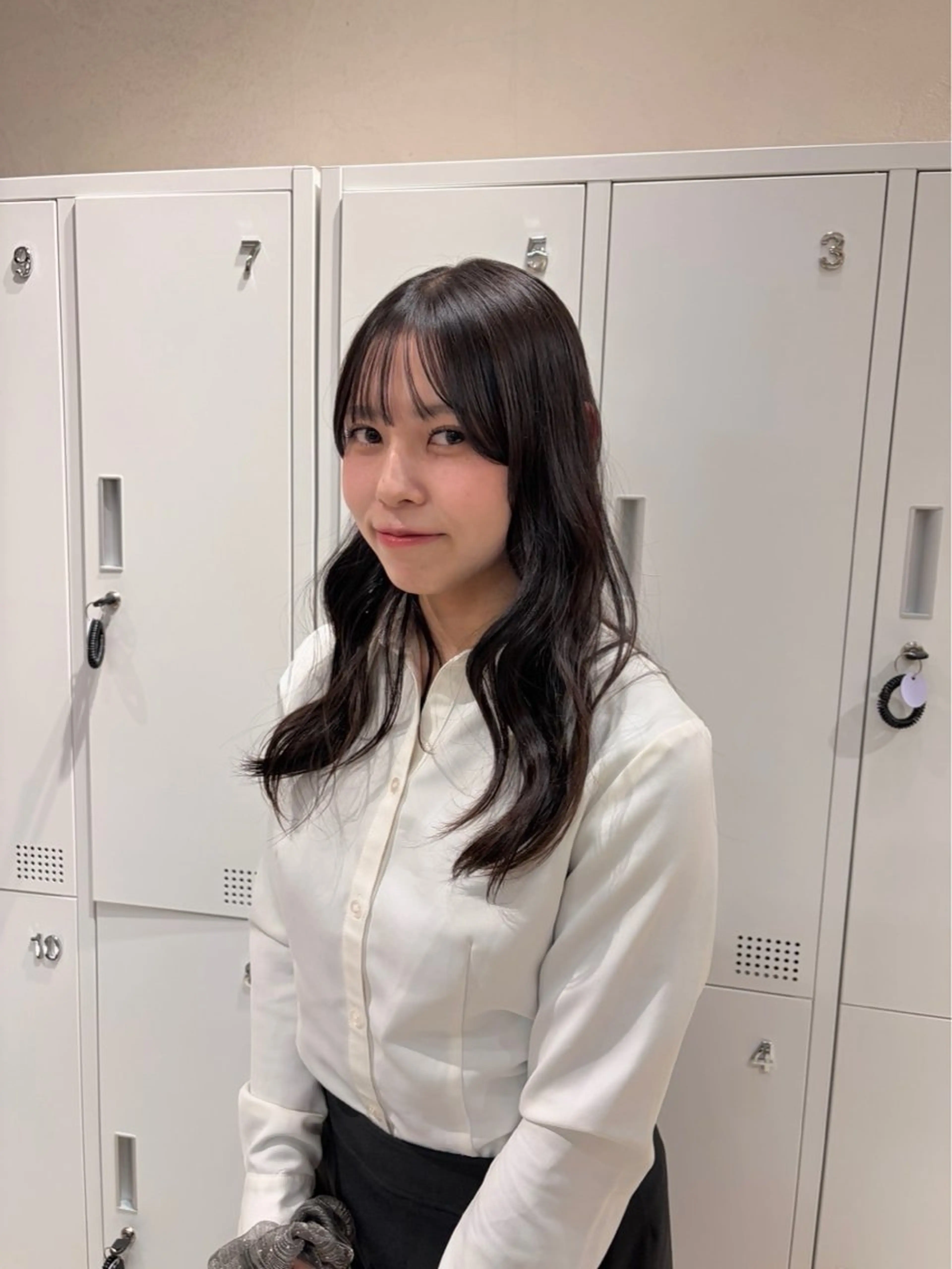 ロング カット ヘアカラー トリートメント aoi /透明感カラー♡のヘアスタイル