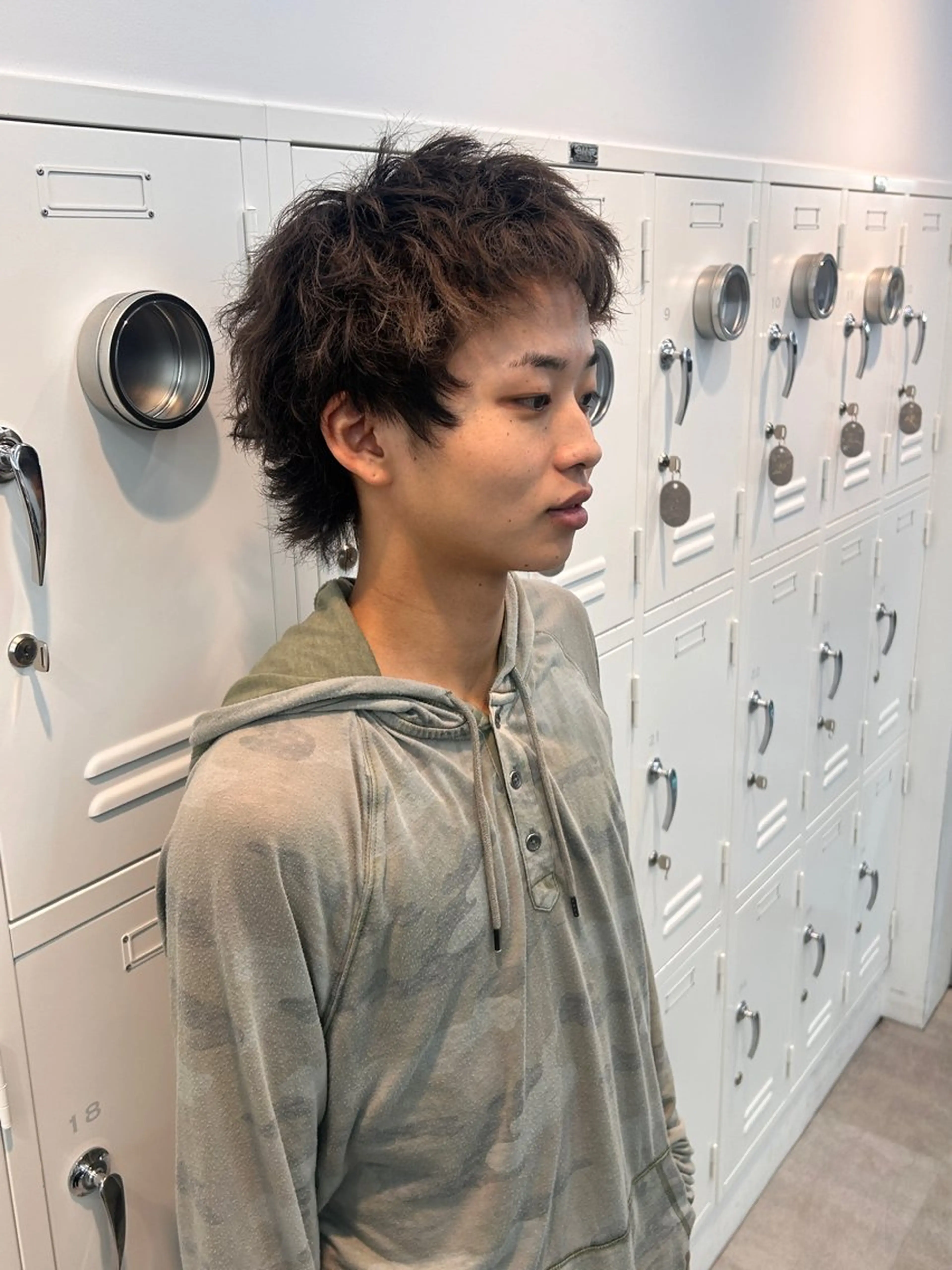 パーマ メンズ メンズパーマ カット パーマ 湯浅禅也/プードル /波巻きパーマ/栄のヘアスタイル