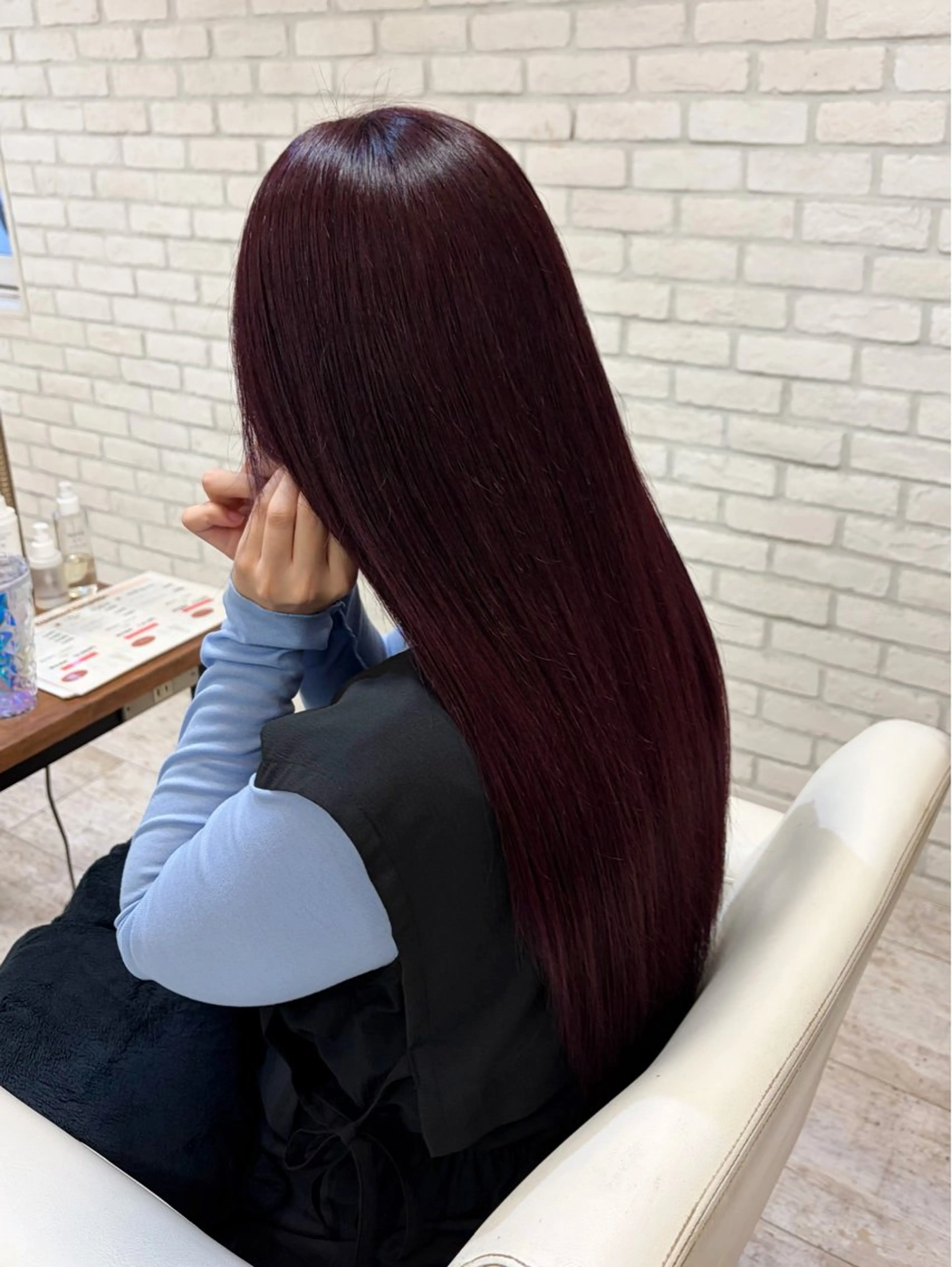 ロング カラー カット ヘアカラー トリートメント ダブルカラー/ レイヤー🍒齋藤 澪のヘアスタイル