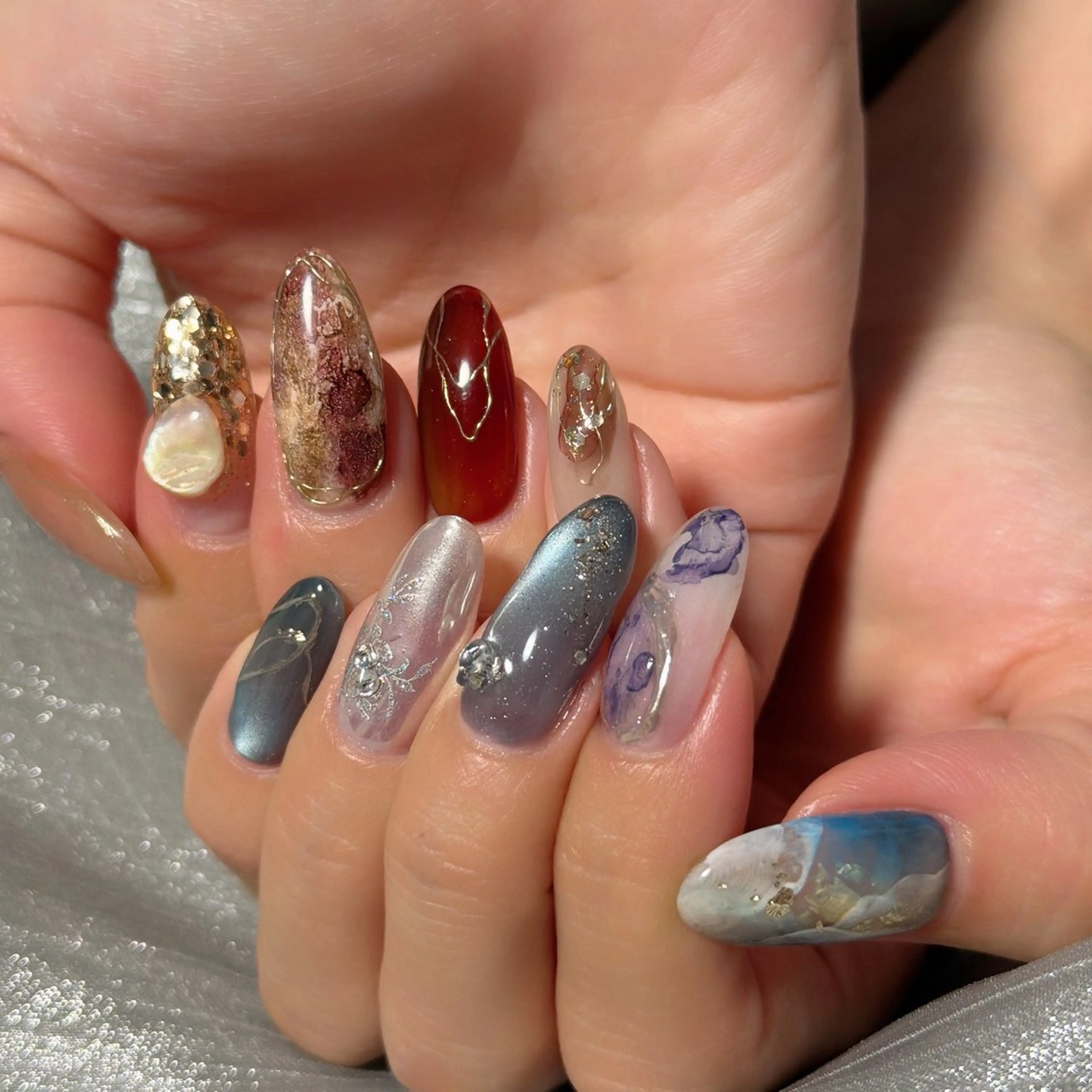 ネイル 自由が丘サロン あやめ💅のネイルデザイン