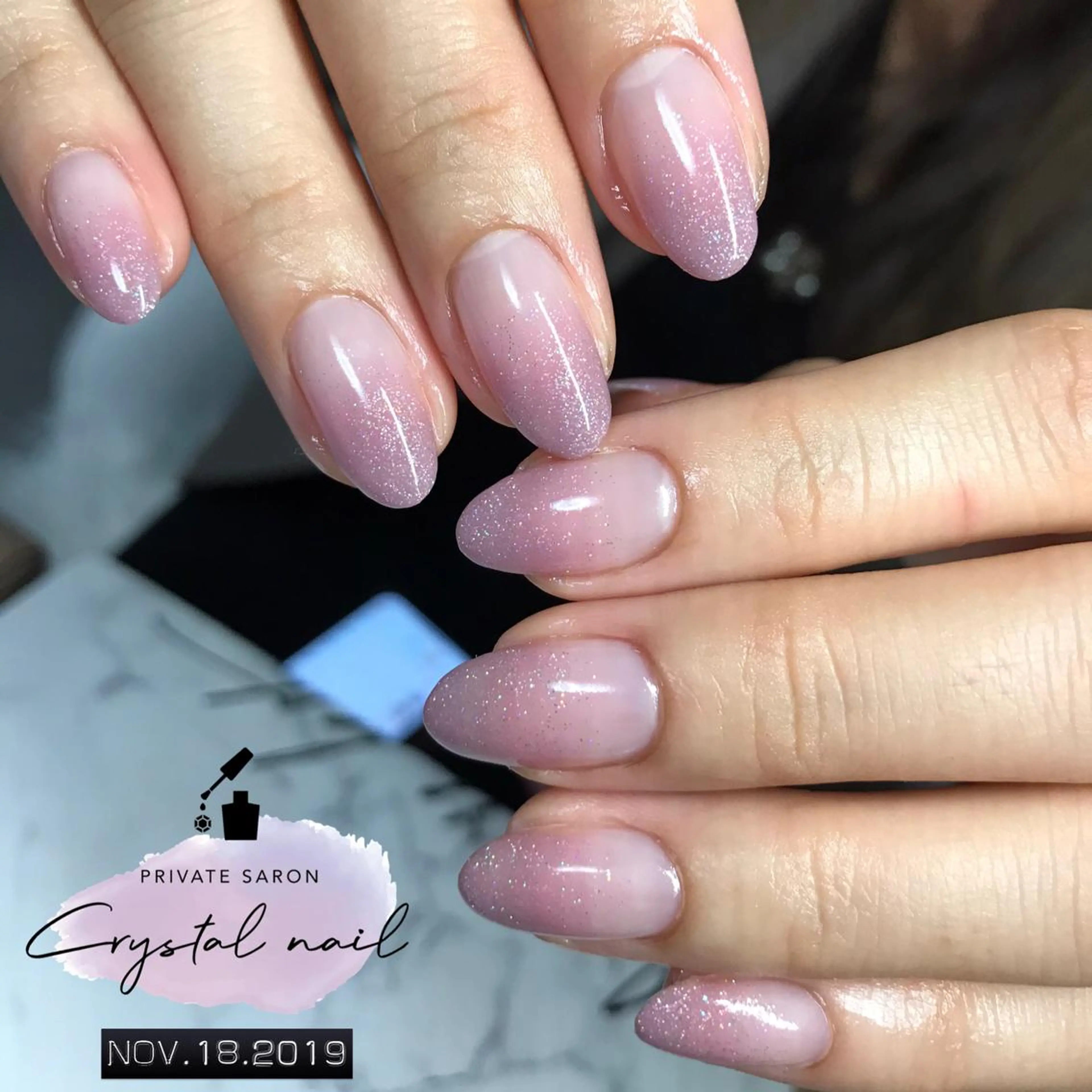 ネイル グラデーション ハンドネイル SCENERY NAILのネイルデザイン