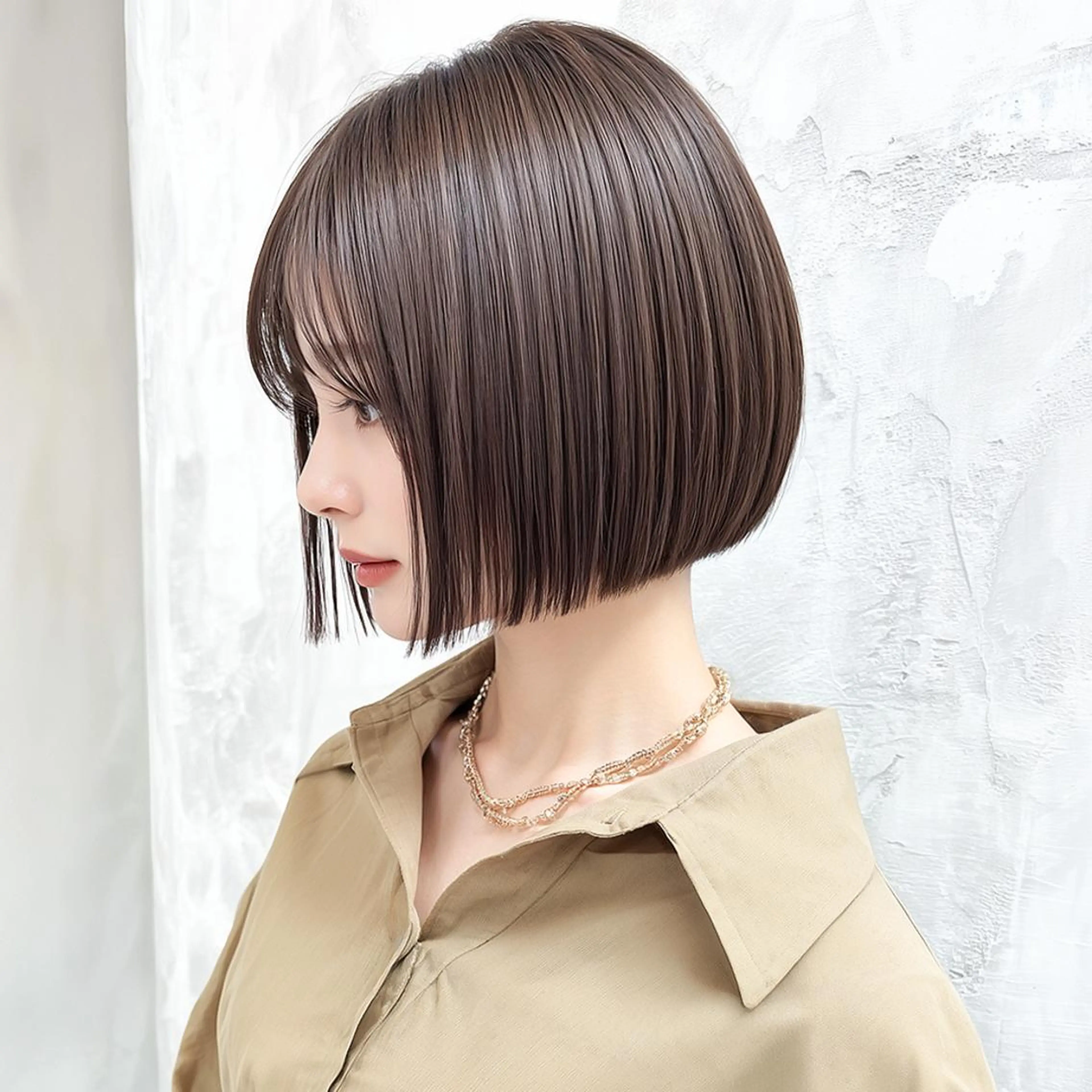 ショート 艶髪ストレート❇️ レイヤー❇️出町光流のヘアスタイル