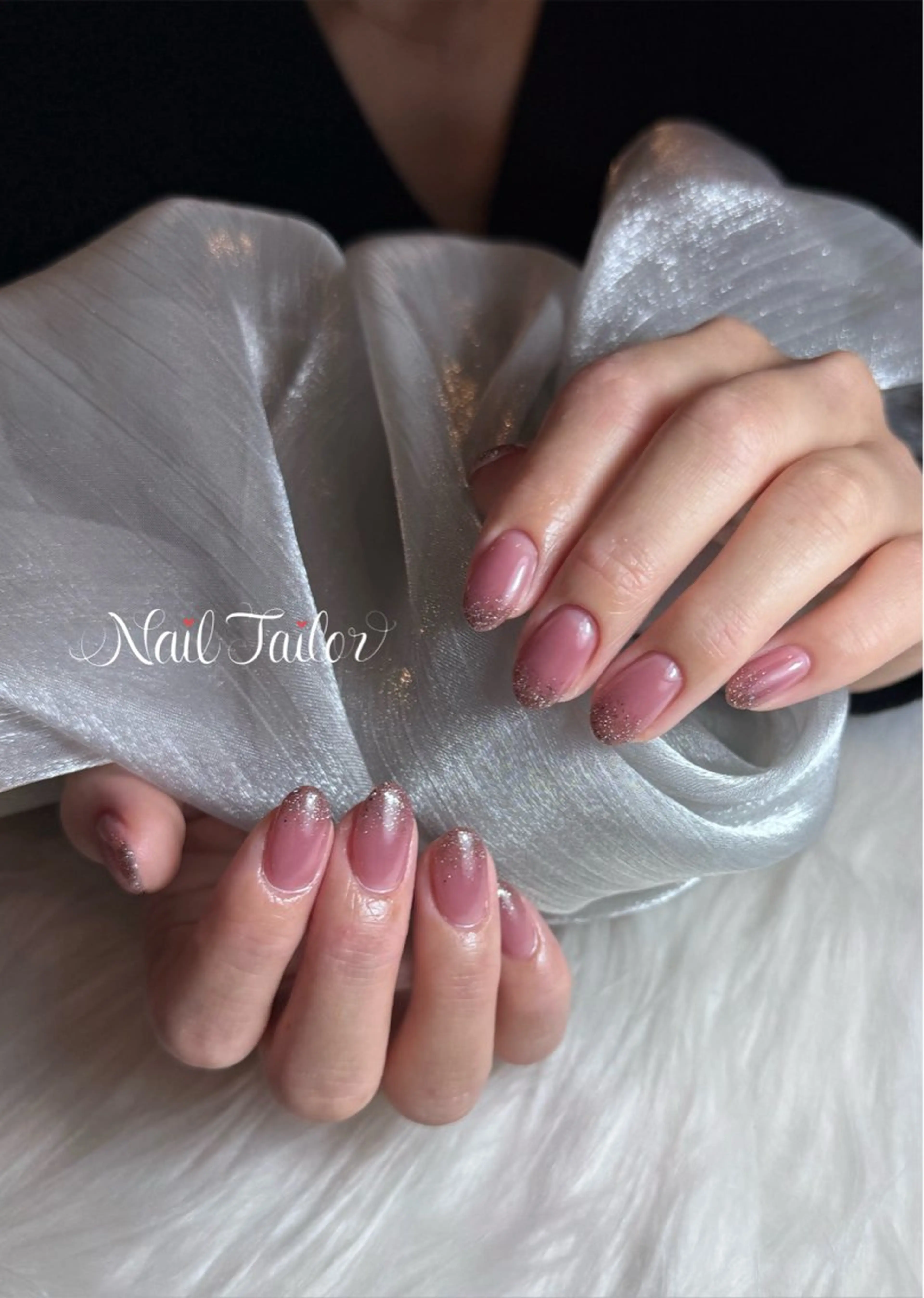 ネイル フラッシュネイル グラデーション キラキラネイル ラメ(グリッター) ワンカラーネイル ハンドネイル NailTailor ネイルテイラーのネイルデザイン