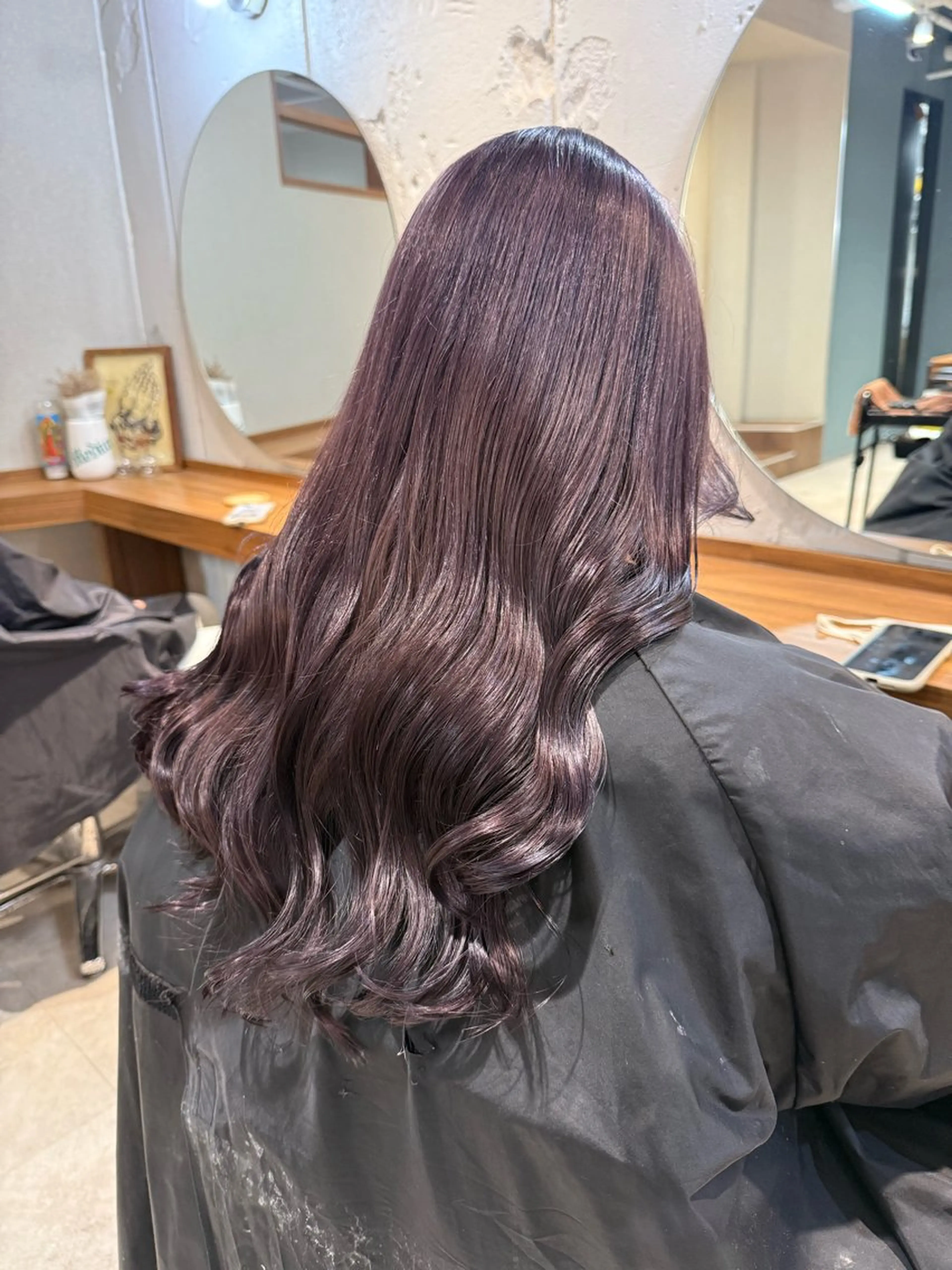 カラー ブリーチ ラベンダーカラー ピンクカラー ピンクラベンダー カット ヘアカラー トリートメント 🎀 夏秋🎀のヘアスタイル