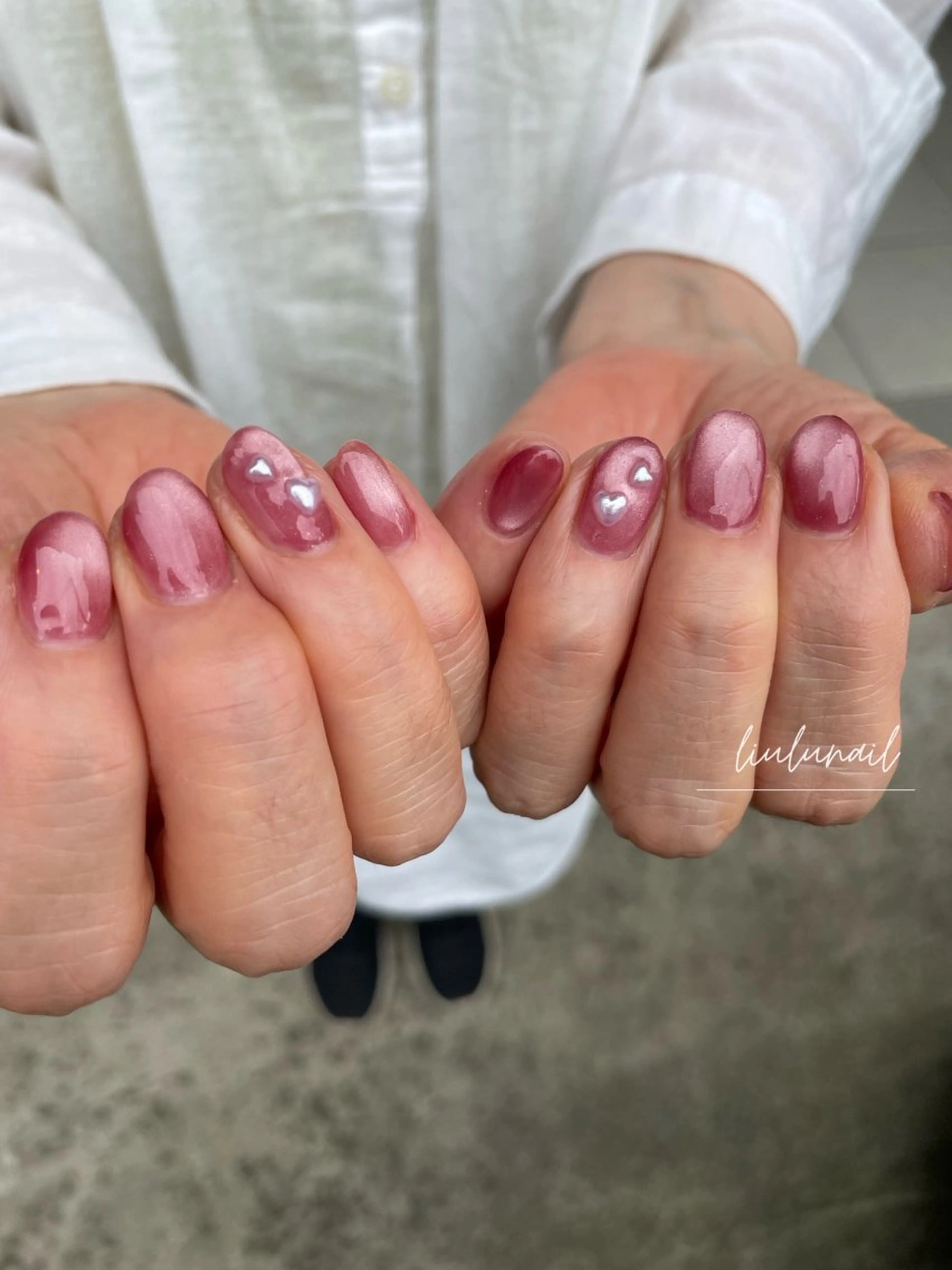 ネイル マグネットネイル liulu nailのネイルデザイン