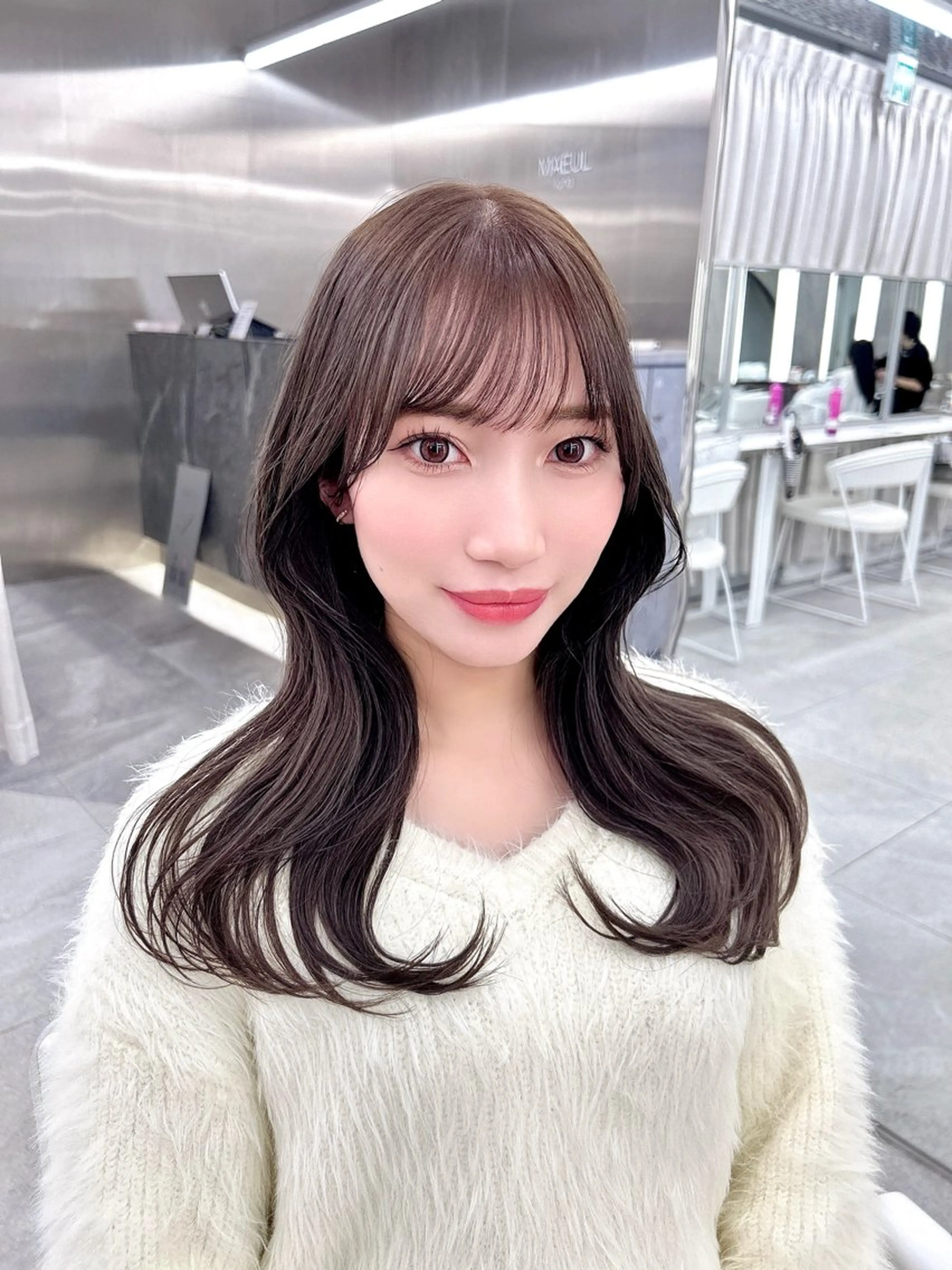 ロング カラー 名古屋/レイヤー 島原　由璃のヘアスタイル