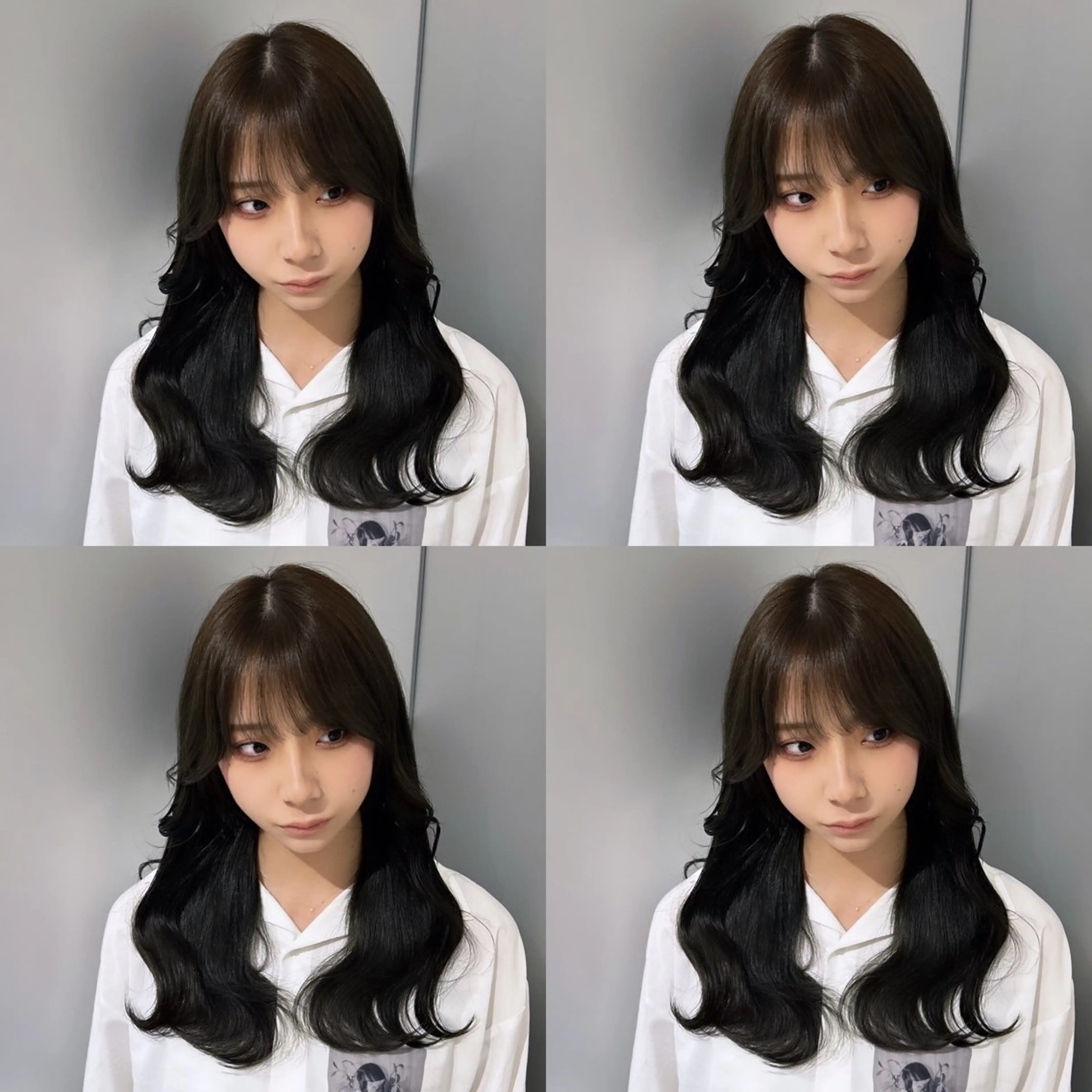 ロング カラー グレージュ レイヤーカット レイヤーカット/ 縮毛矯正🇰🇷早坂のヘアスタイル