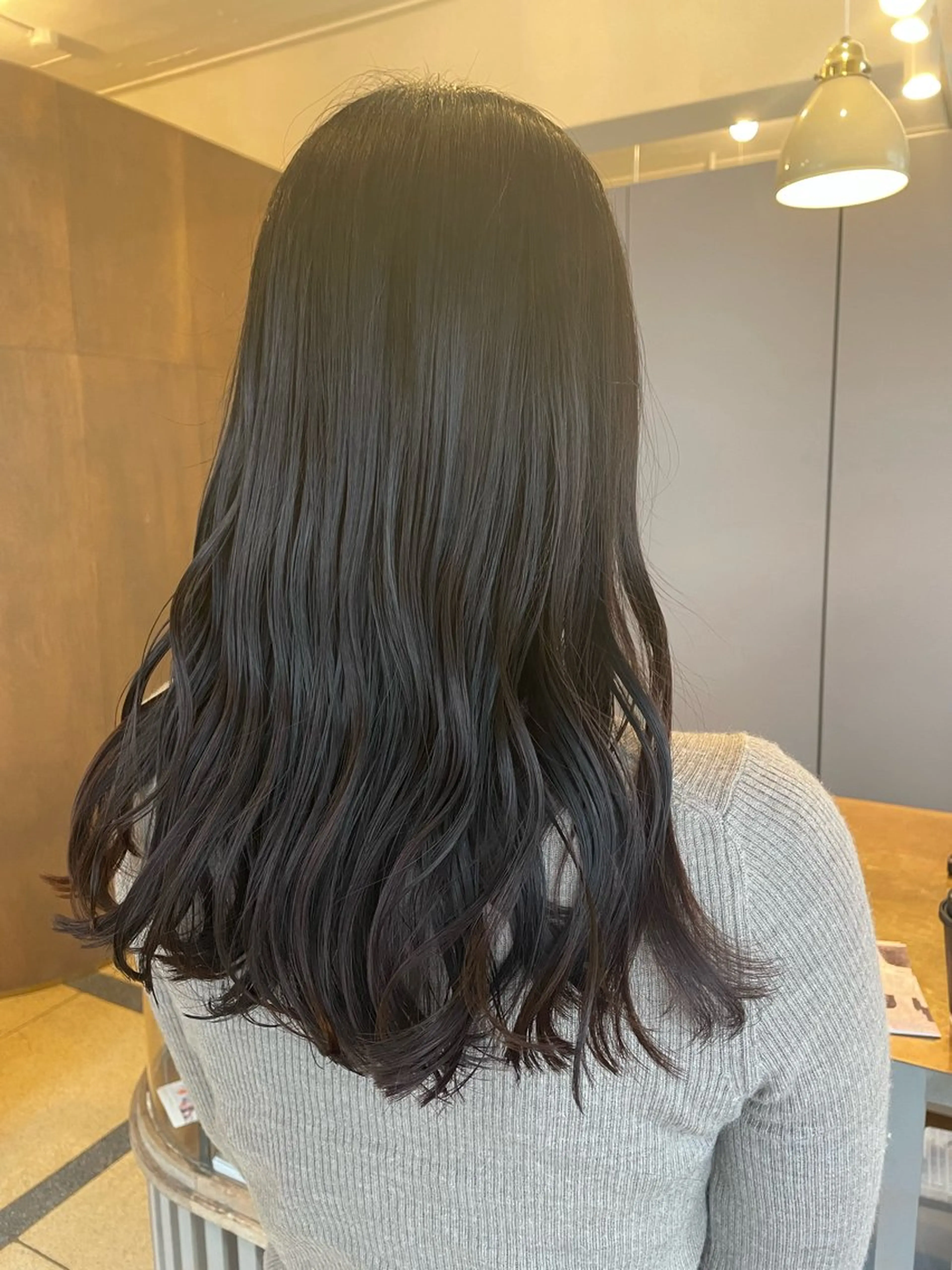 ロング カラー 【髪質改善】【美髪】 【ツヤ髪】ほしのちりのヘアスタイル