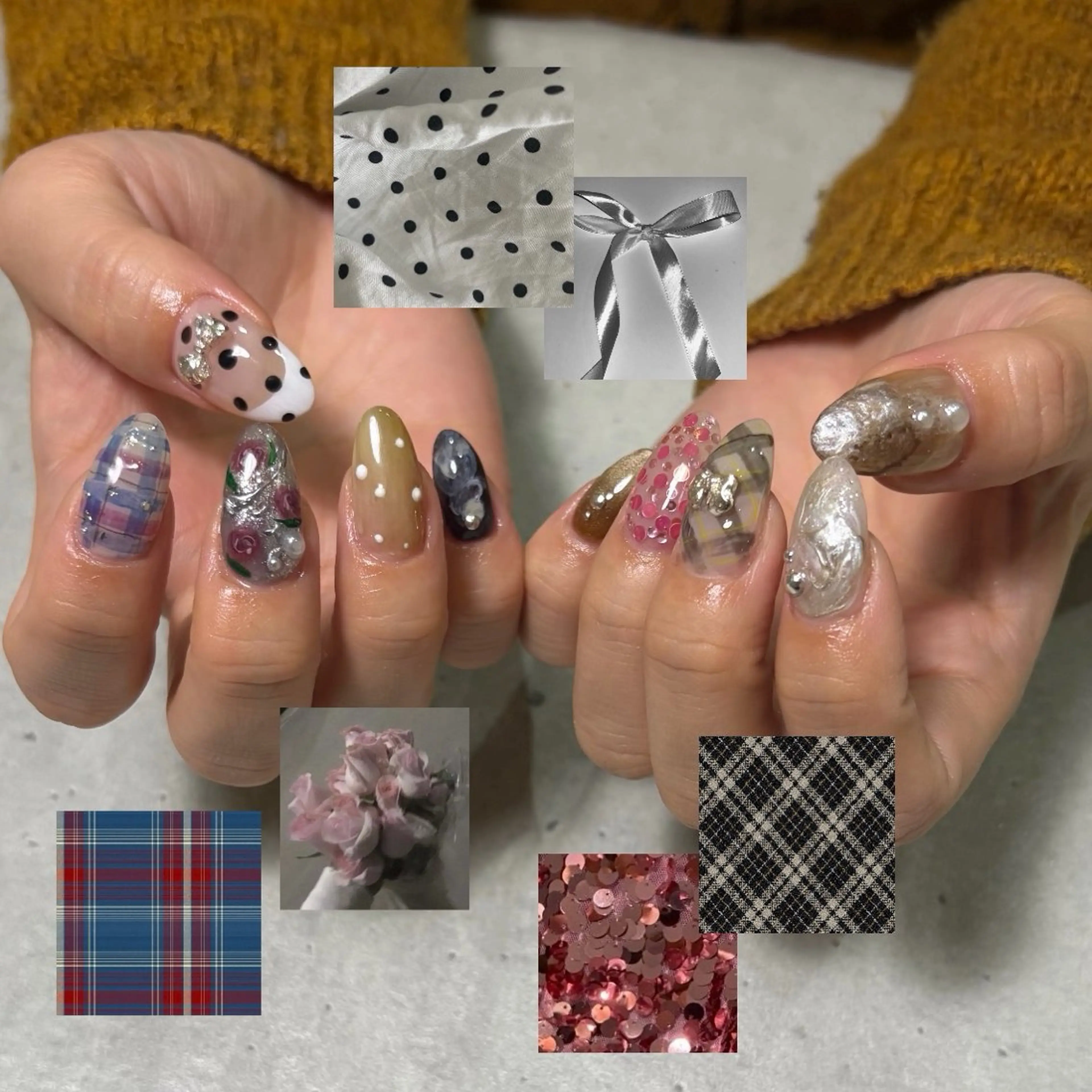 ネイル ハンドネイル RooM tani /個性派ニュアンスのネイルデザイン