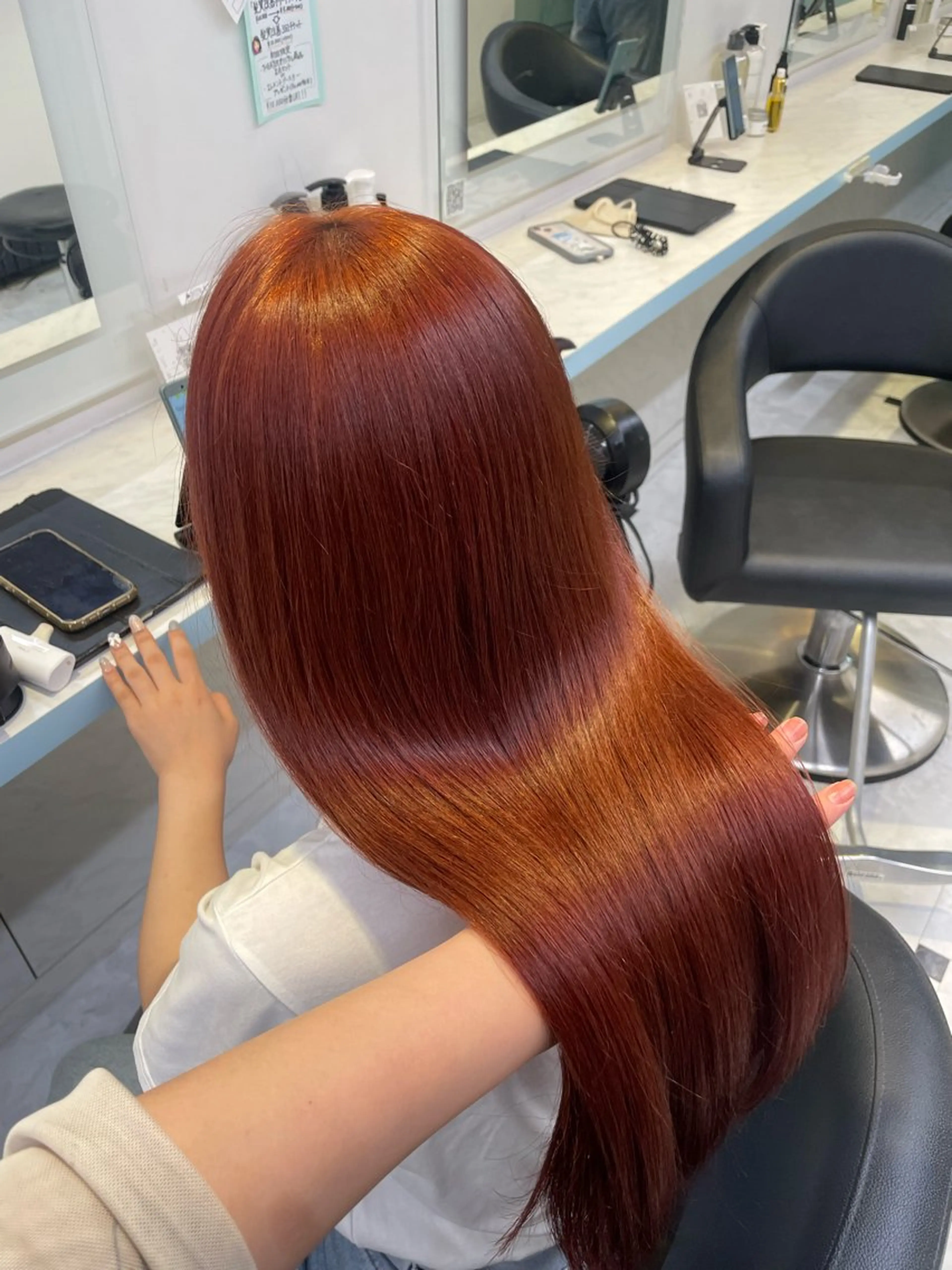 カラー ヘアカラー トリートメント ヘッドスパ ヘアセット 🇰🇷韓流暖色ヘア 🍒saaya🍒のヘアスタイル