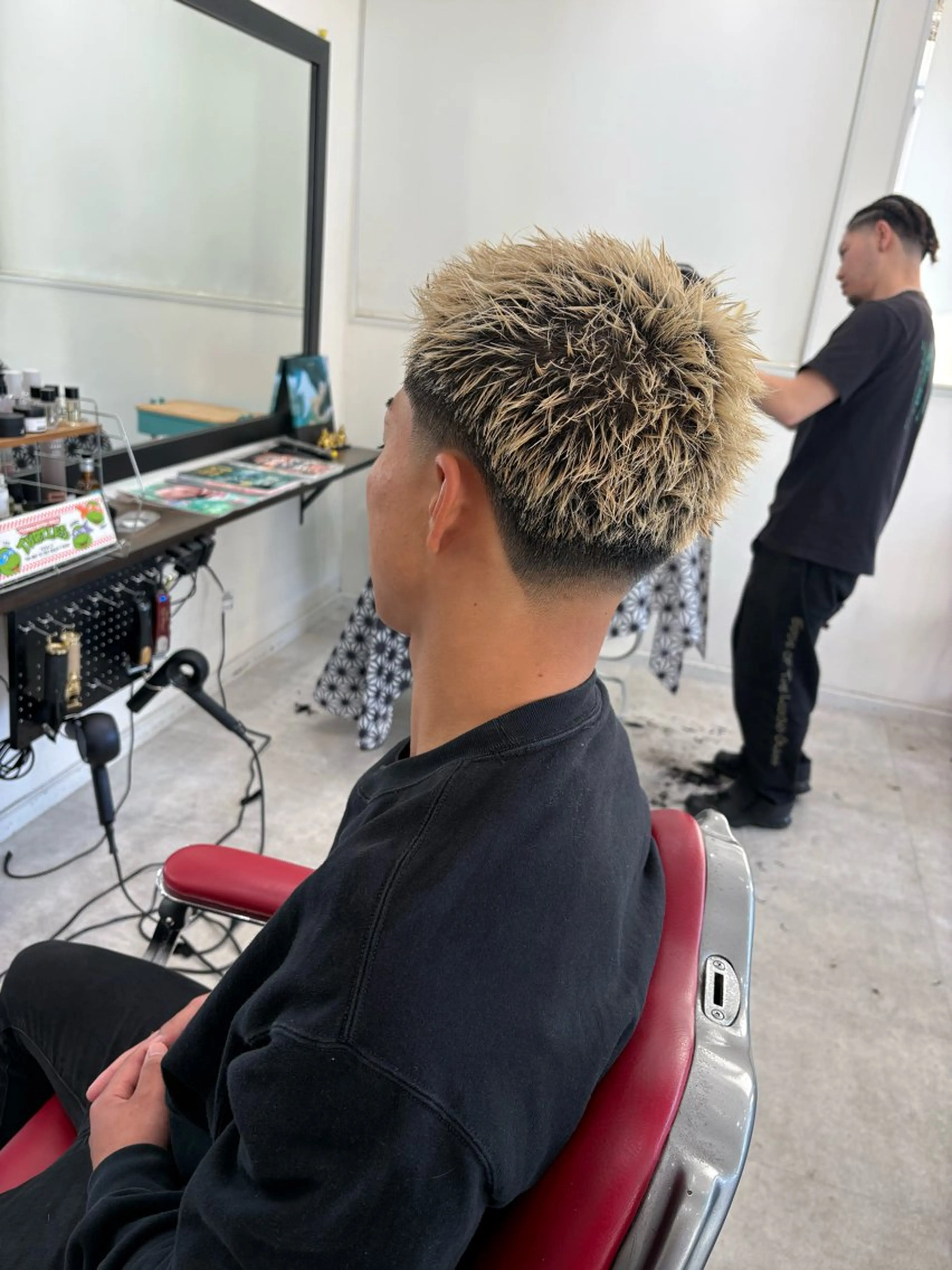 ショート メンズ カット 本間 颯太のヘアスタイル