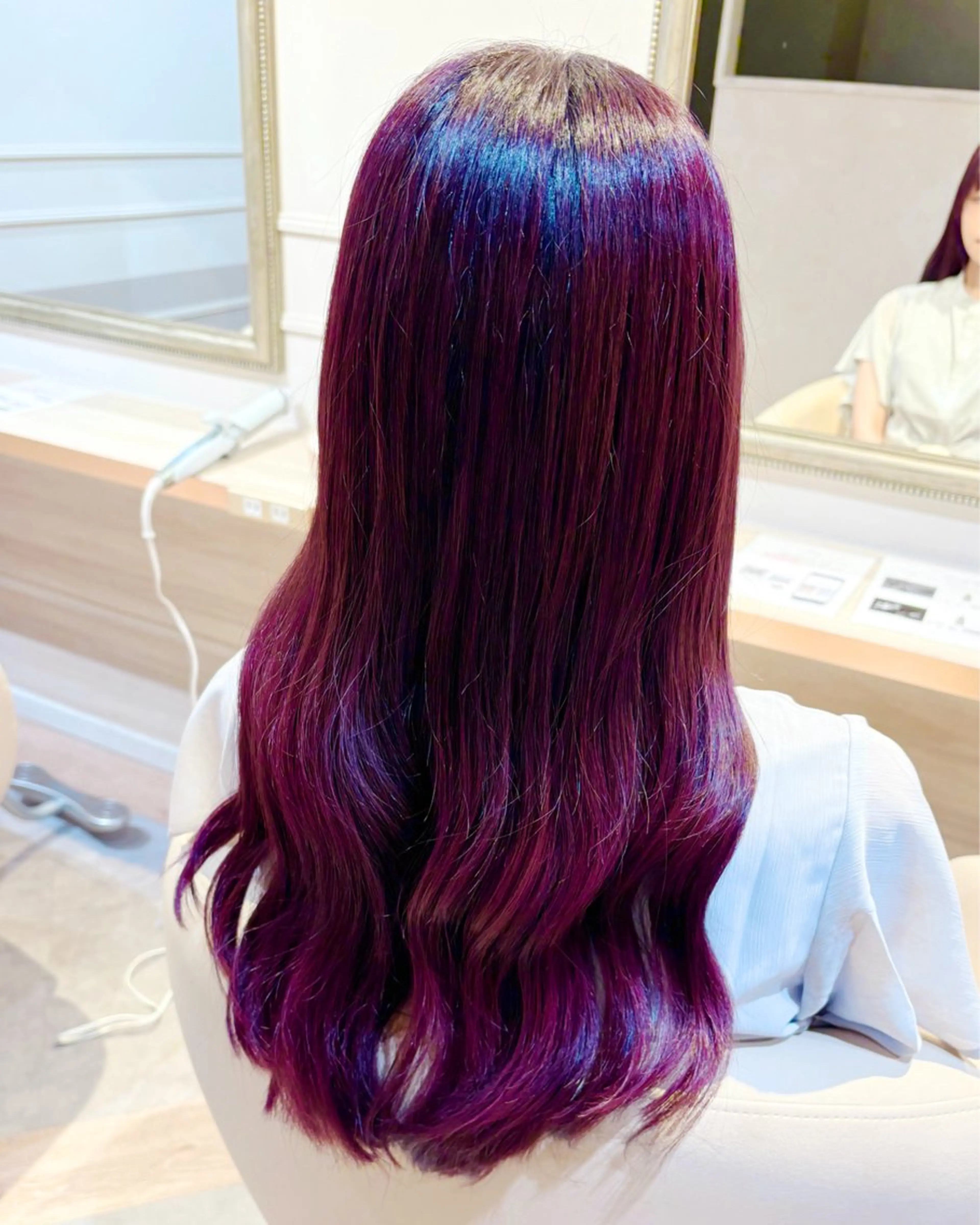 ロング カラー ラベンダーカラー ピンクカラー ピンクラベンダー 大宮/髪質改善/ yuzuki🌙のヘアスタイル