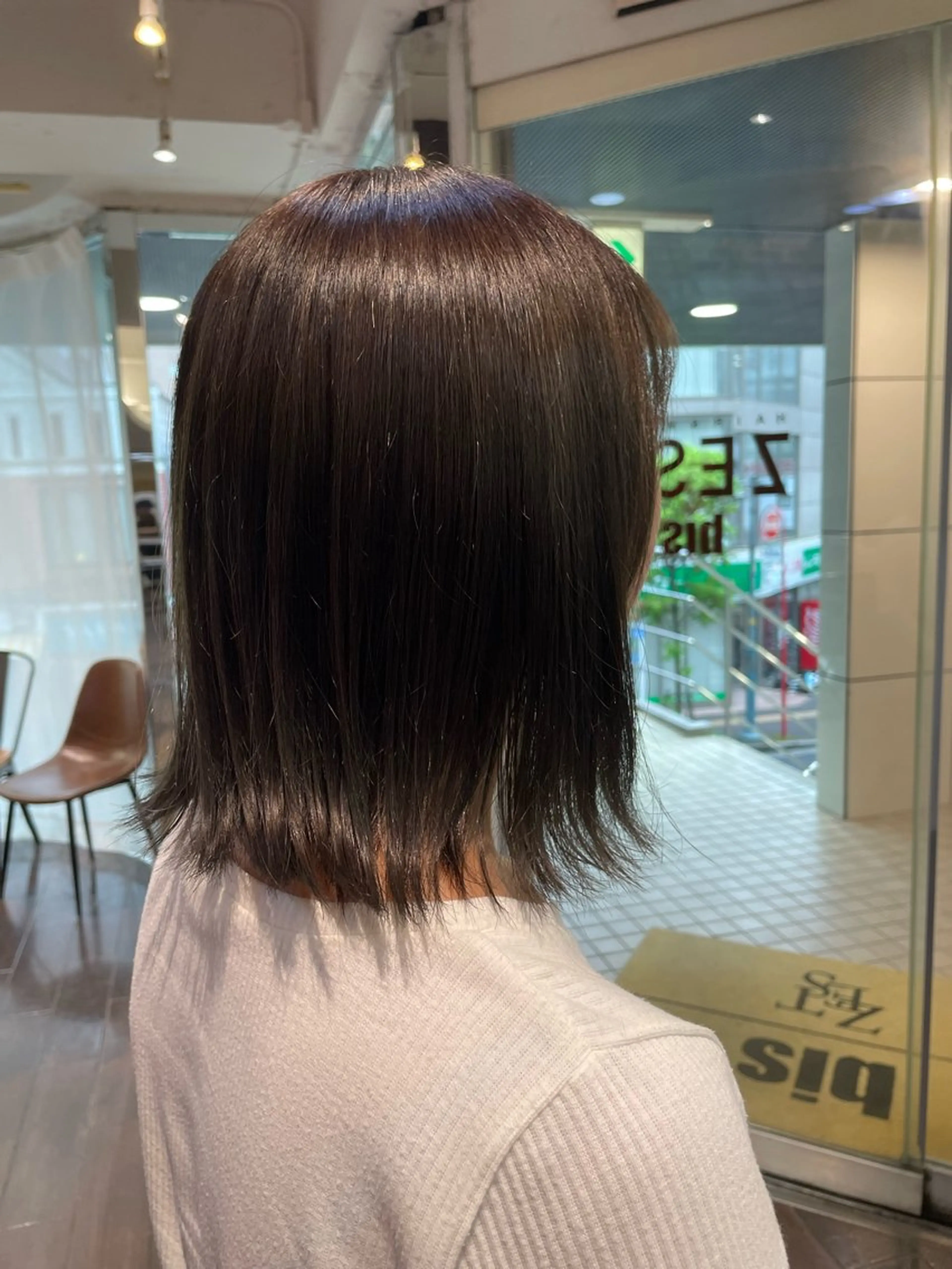 ショート カラー ブリーチ ケアブリーチ ダブルカラー イヤリングカラー グラデーションカラー ‪るか/‪透明感 カラー/アレンジのヘアスタイル