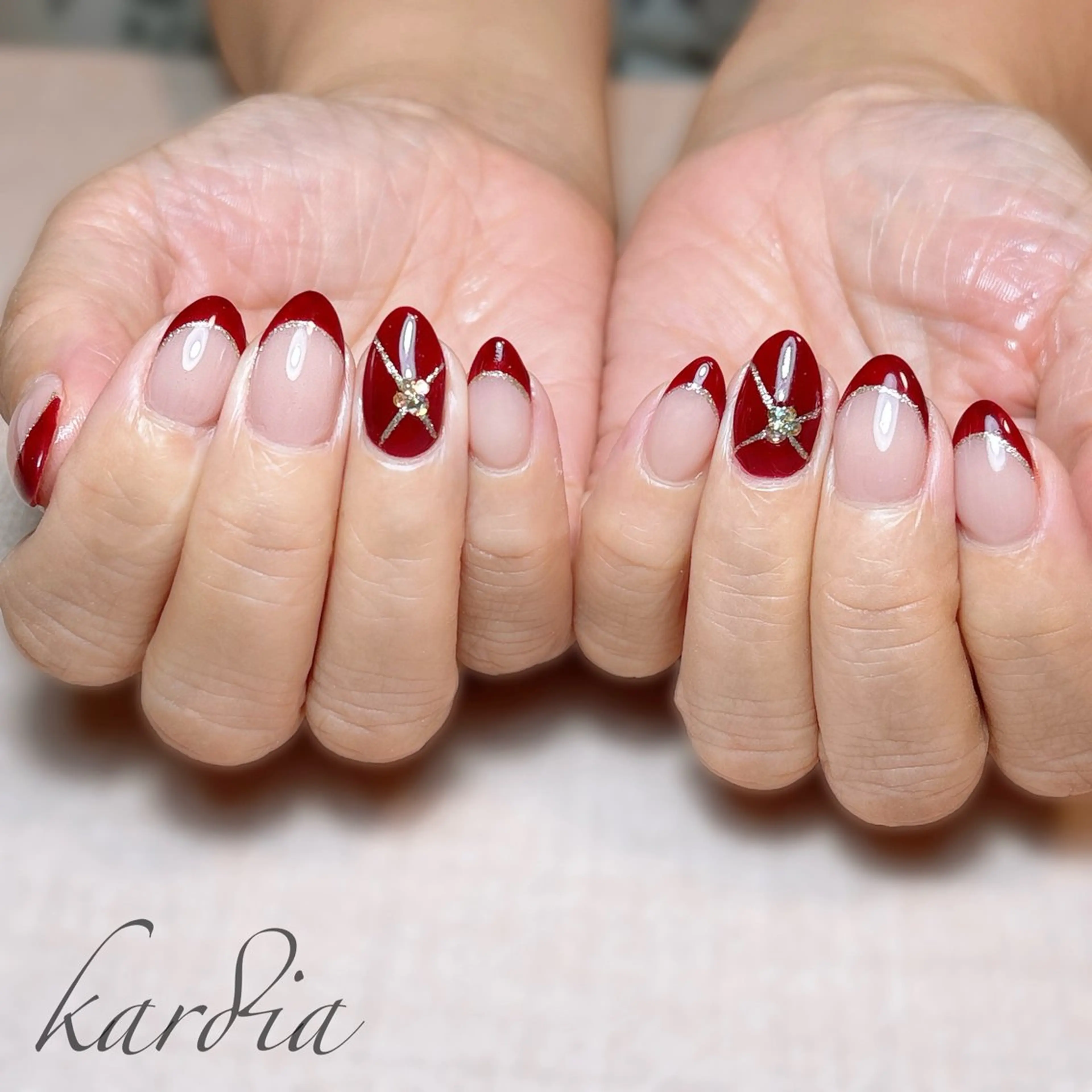 ネイル καρδιά -ｶﾙﾃﾞｨｱ-のネイルデザイン