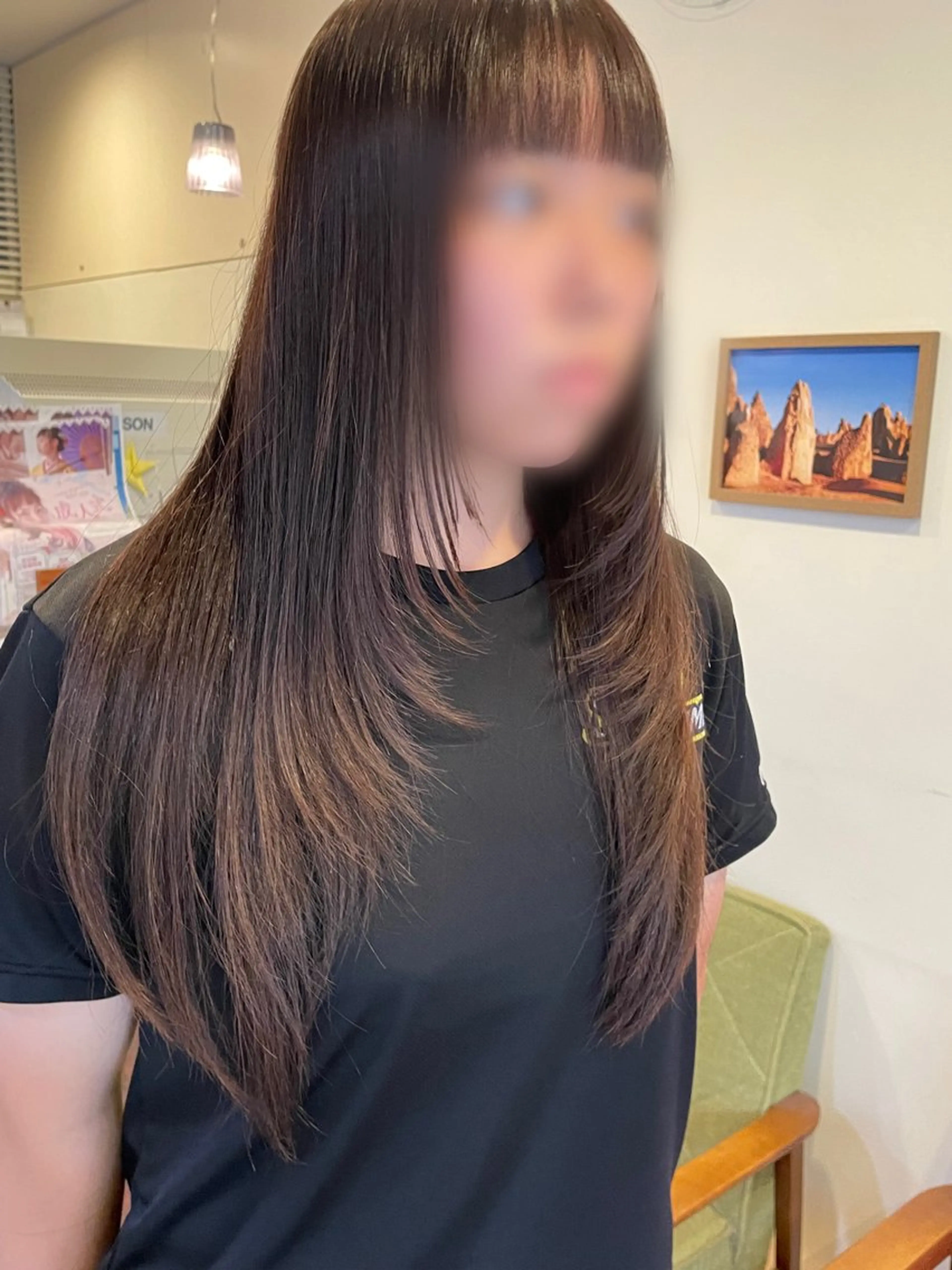 ロング 髪質改善×白髪ぼかし 美容師✂️武澤龍賀のヘアスタイル