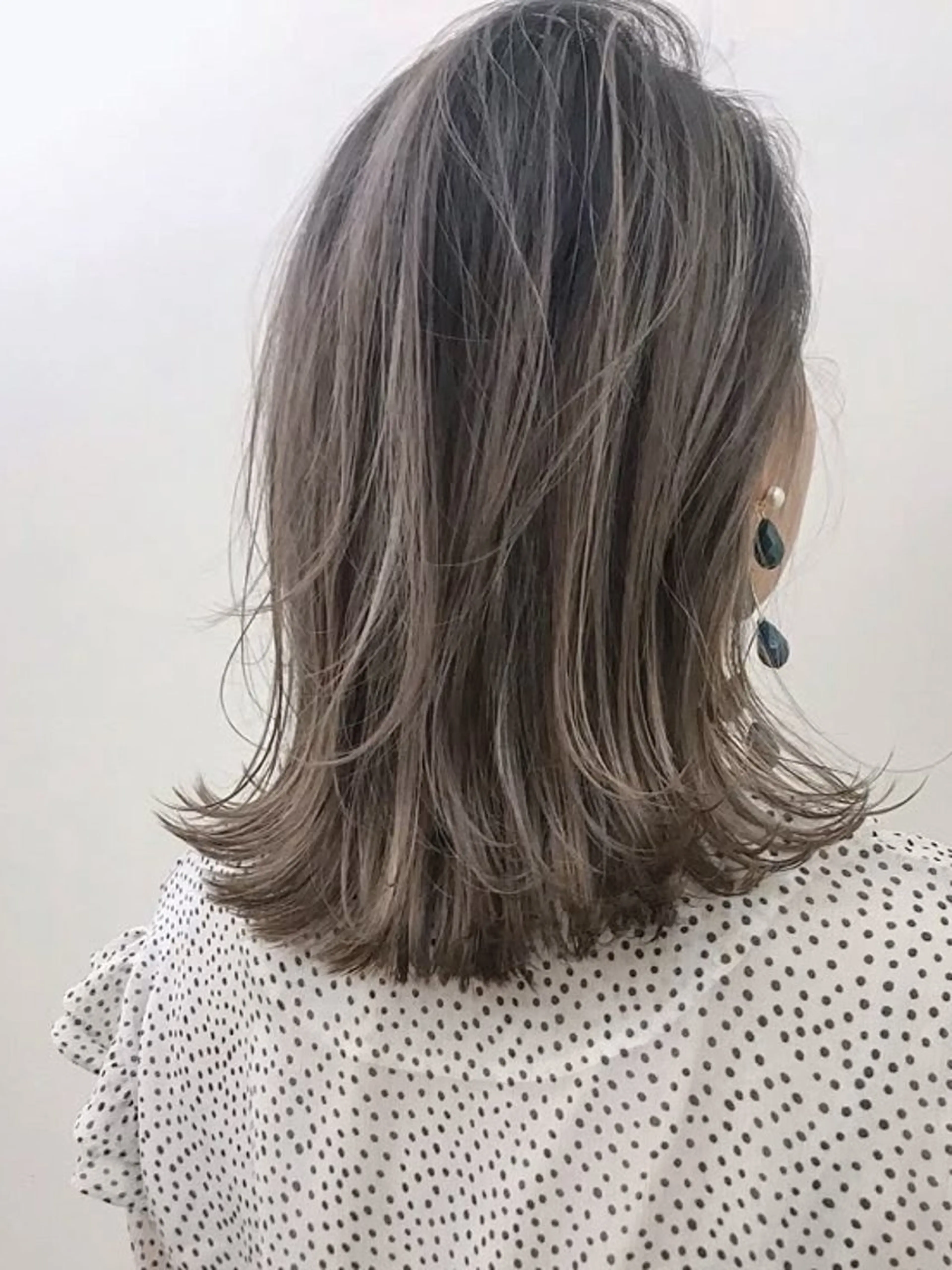 ロング 髪質改善＆白髪ぼかし カラー♡店長みやけ♡のヘアスタイル