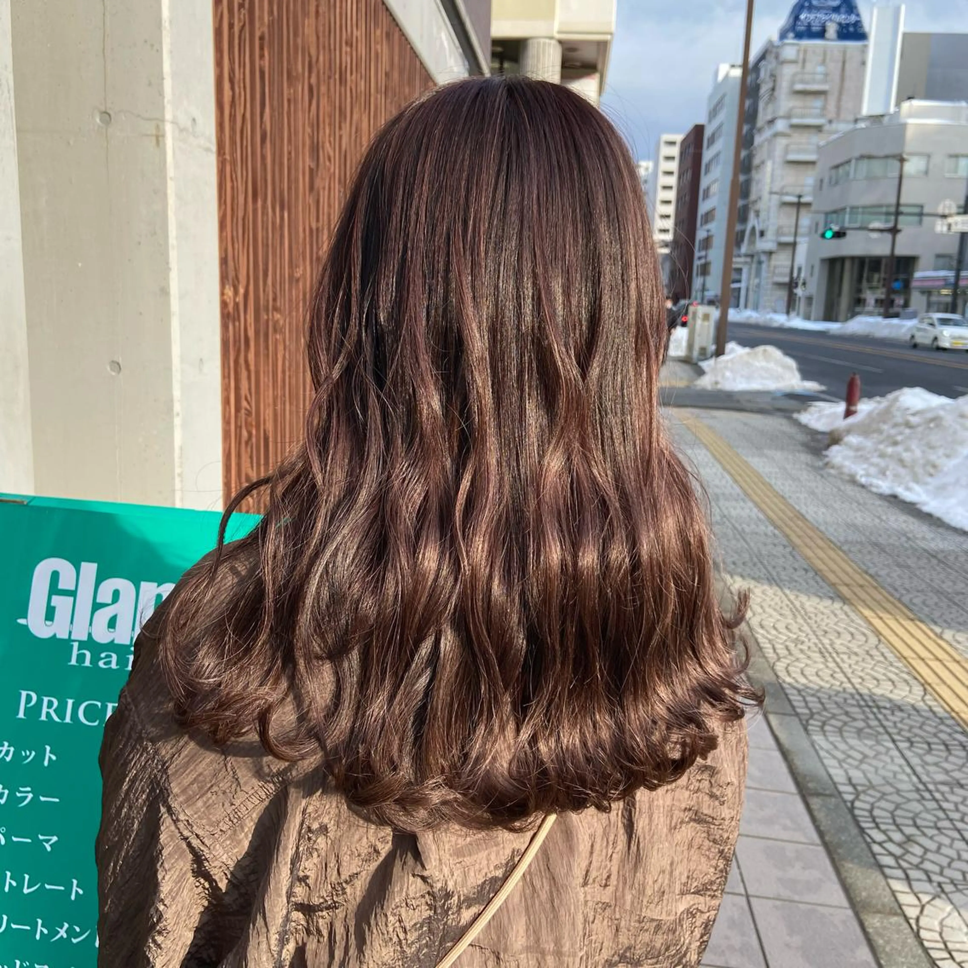 ロング カラー ハイライトカラー ハイライト カット ヘアカラー トリートメント 大人かわいいインナー カラー/菊池柊真🎨のヘアスタイル