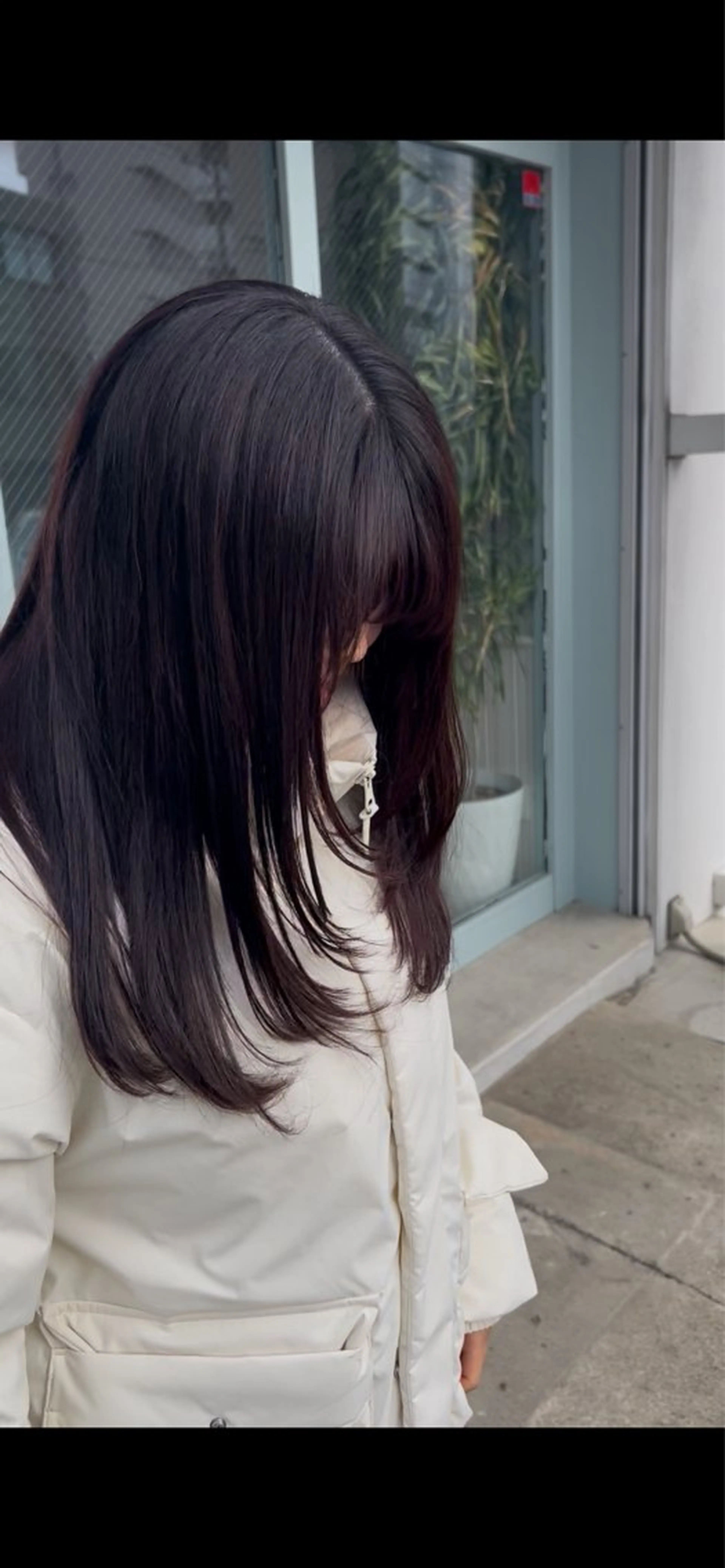 セミロング カラー ヘアアレンジ カット ヘアカラー sena 𝜗𝜚のヘアスタイル