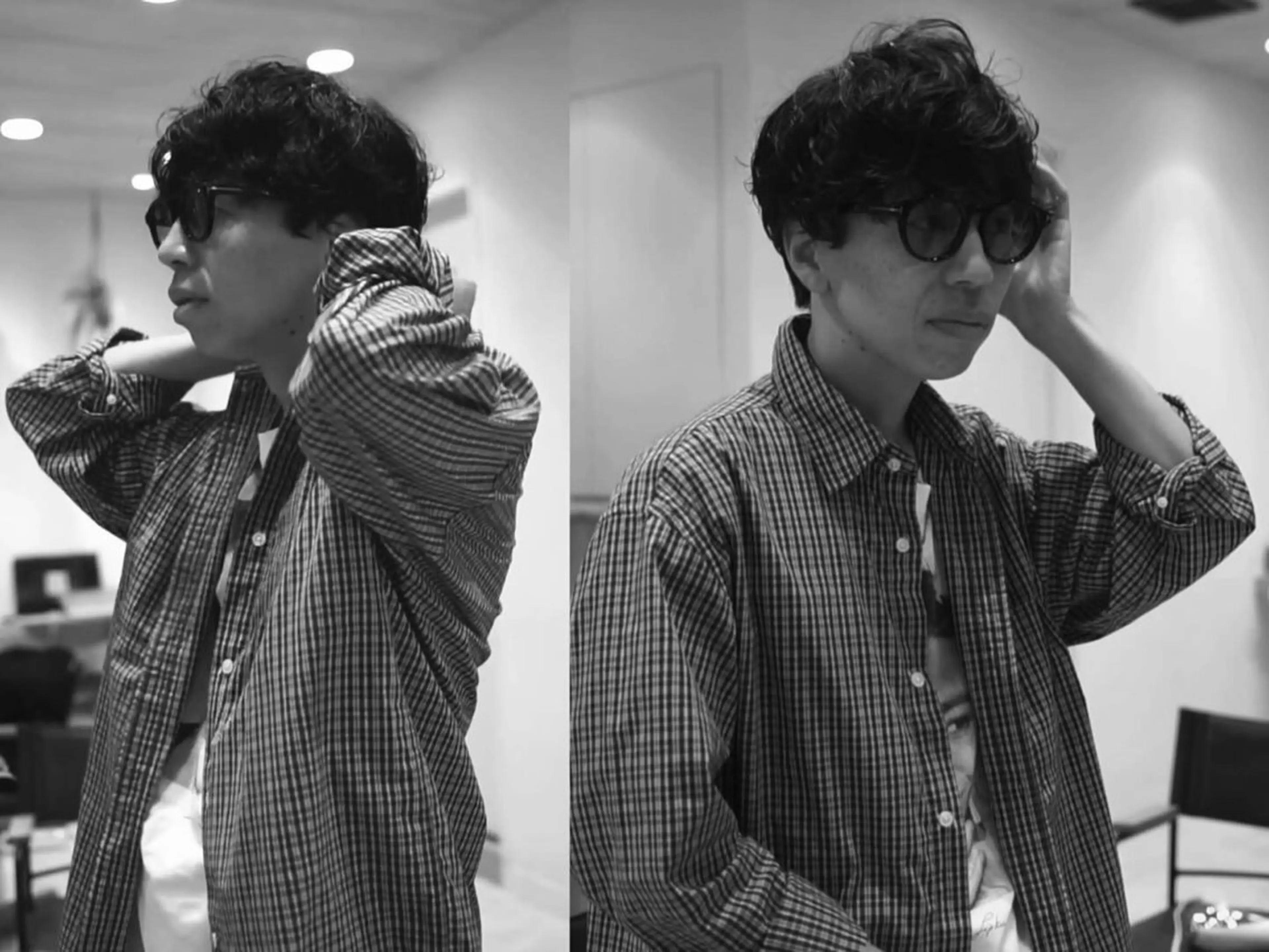 【men's人気メニュー】カット＋ニュアンスパーマ¥12100の写真