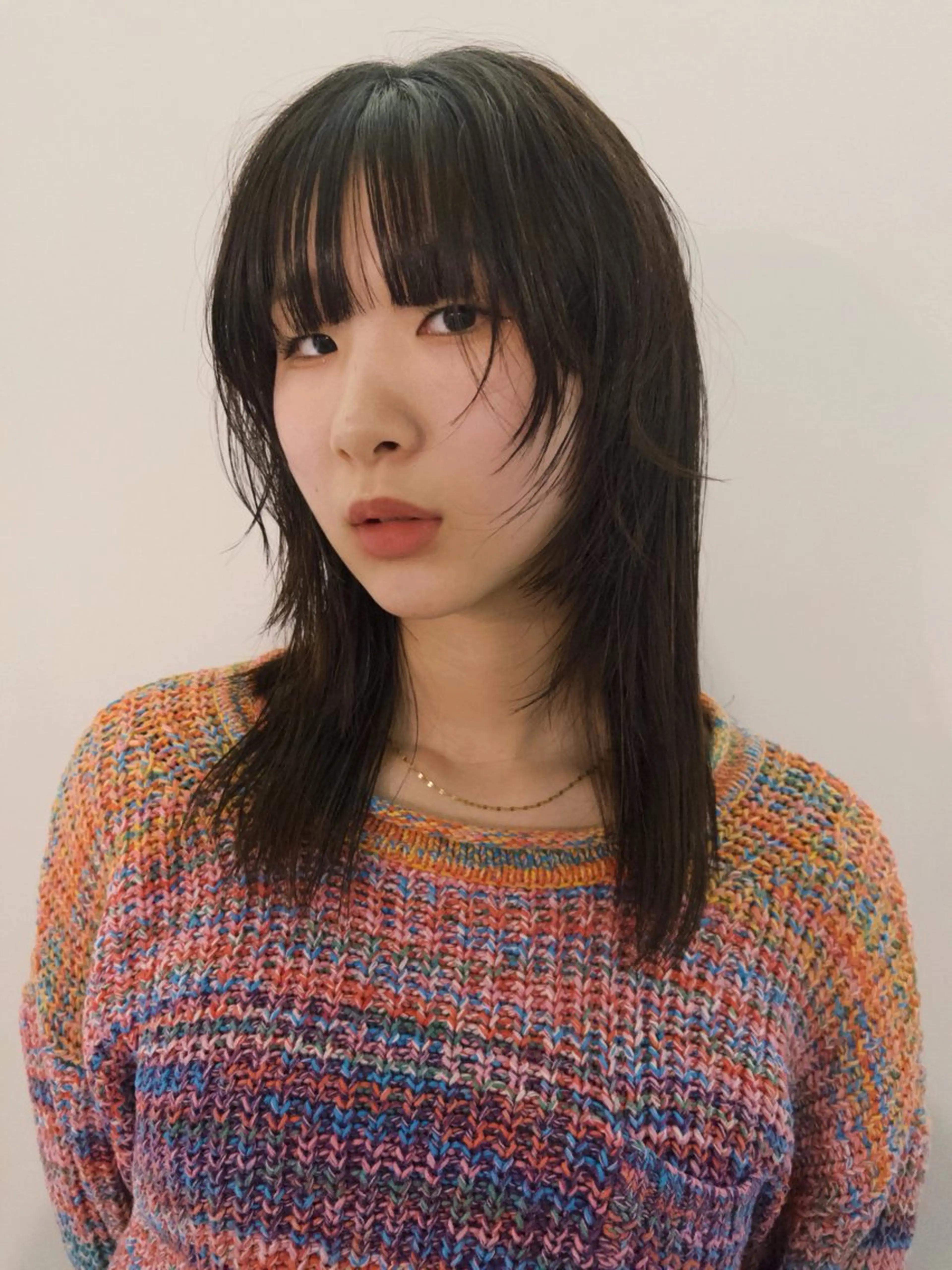 ミディアム ヘアアレンジ レイヤーカット ca naのヘアスタイル