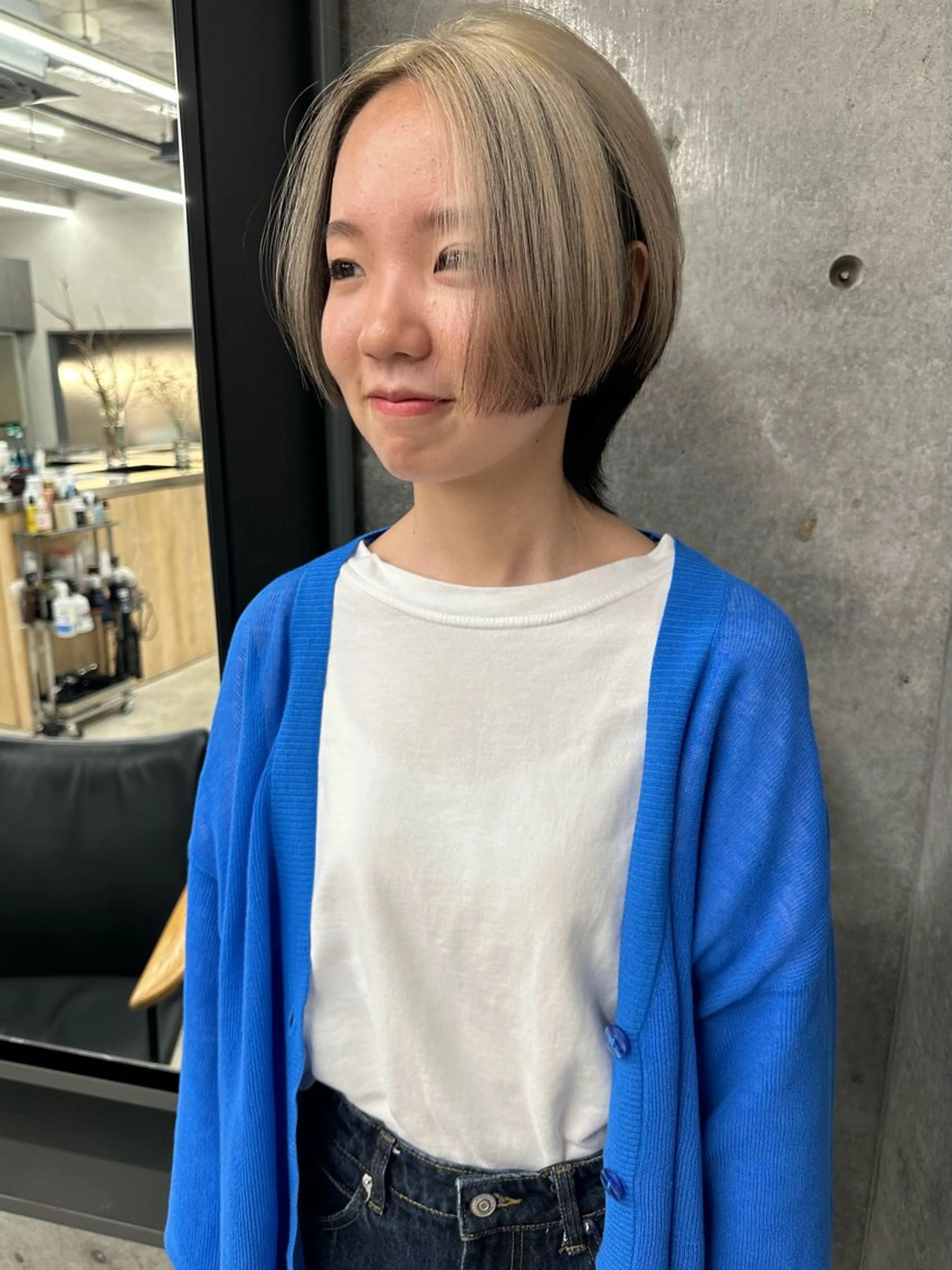 ショート カラー ボブ/似合わせカット /ニュアンスカラーのヘアスタイル