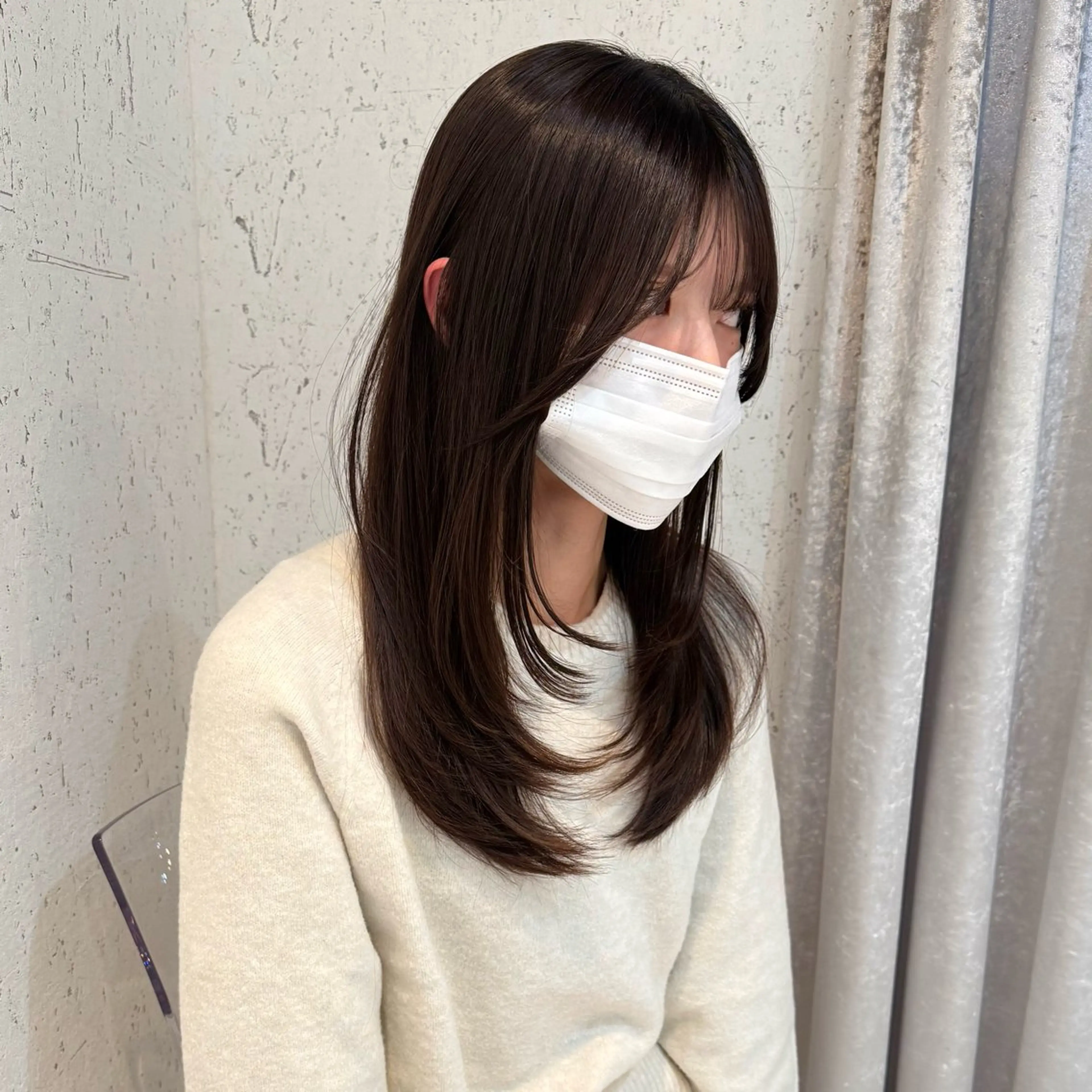 セミロング カラー カット ヘアカラー トリートメント mai / linoah˚✧のヘアスタイル