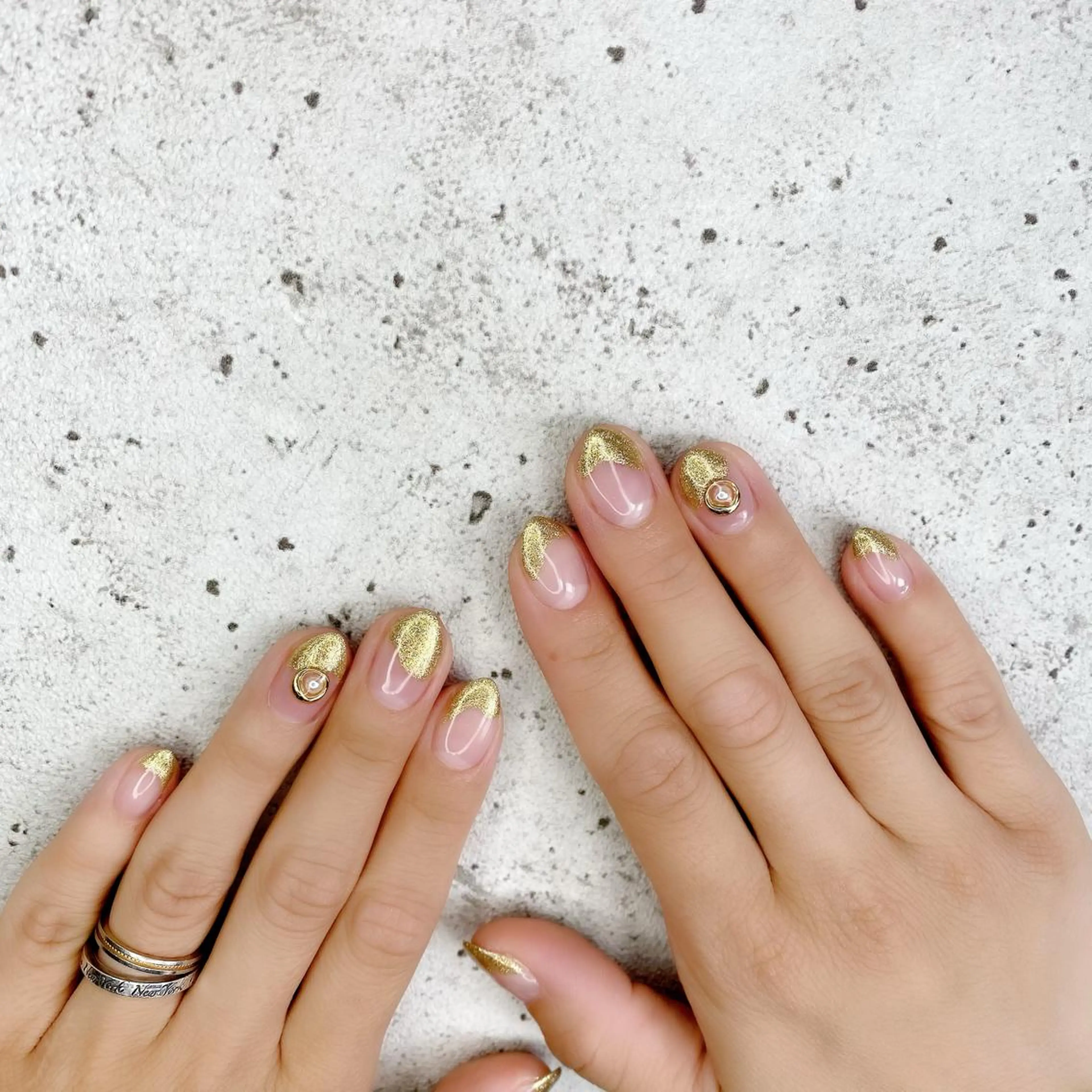 ミディアム カラー パーマ ヘアアレンジ メンズ キッズ ネイル マツエク・マツパ ハンドネイル Salon Ｋのネイルデザイン