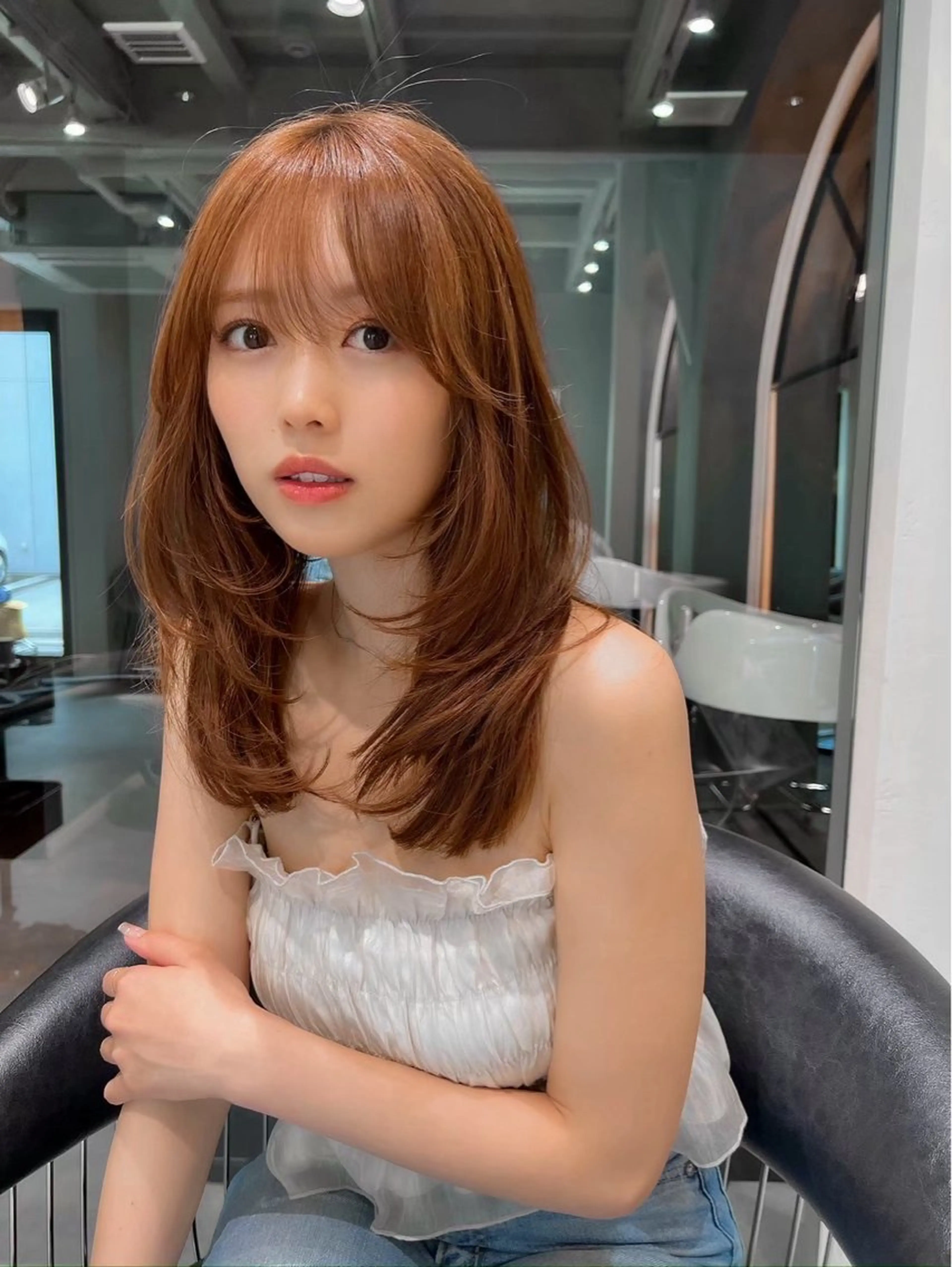 ロング カラー Lond enika 🖤aoi🖤のヘアスタイル
