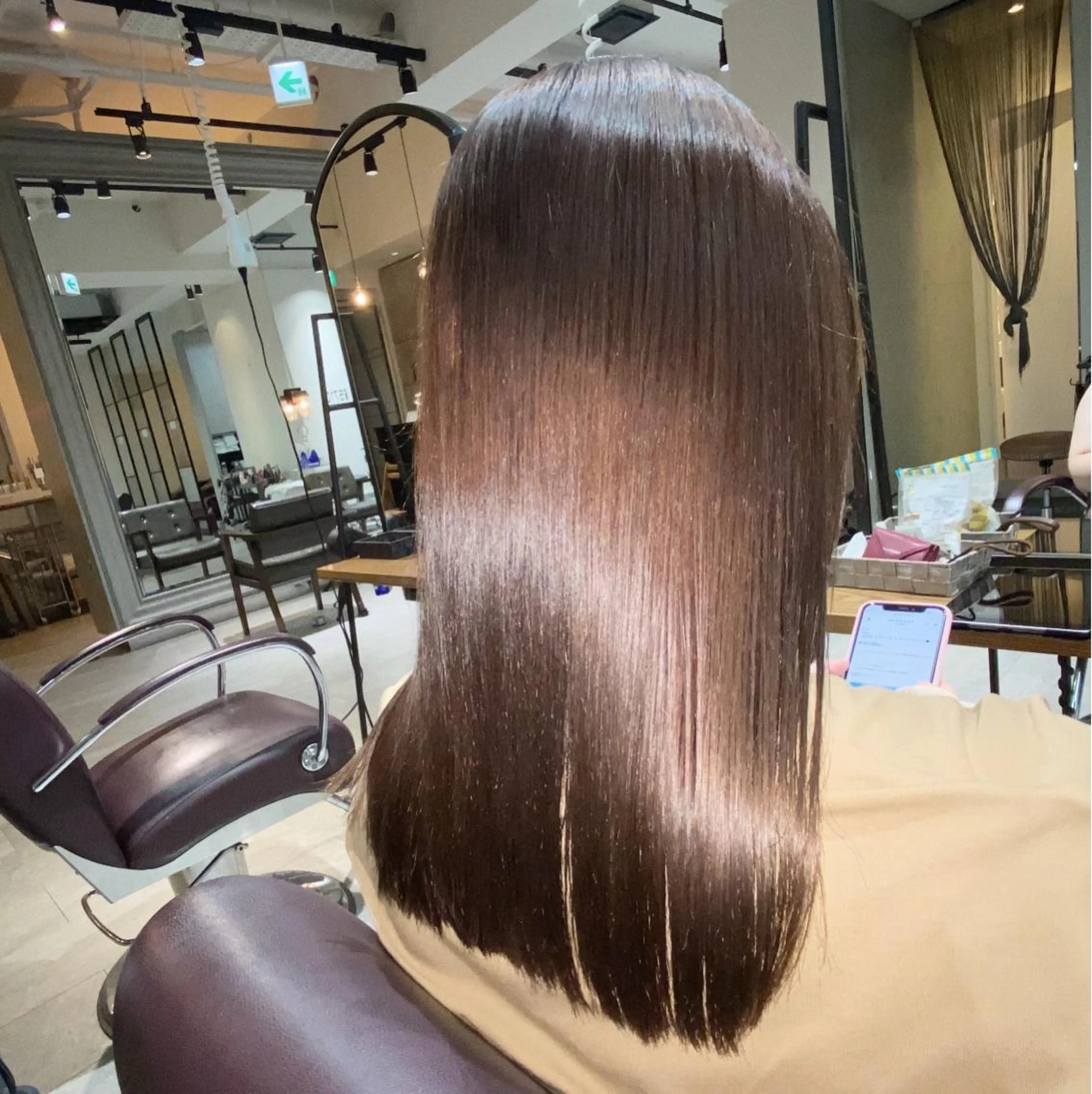 ロング カラー トリートメント SHOTA OAK学芸大学のヘアスタイル