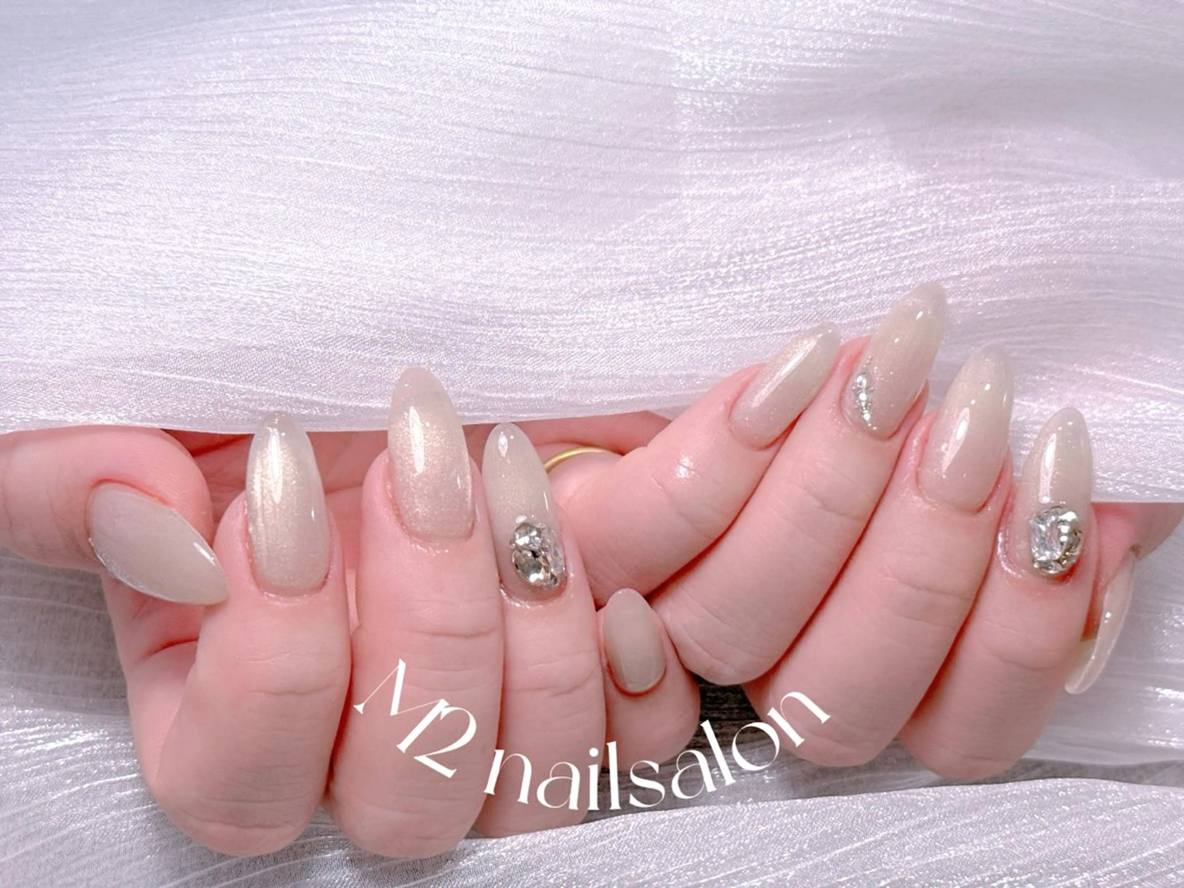 ネイル ハンドネイル 長さだし専門店 M2　rikaのネイルデザイン