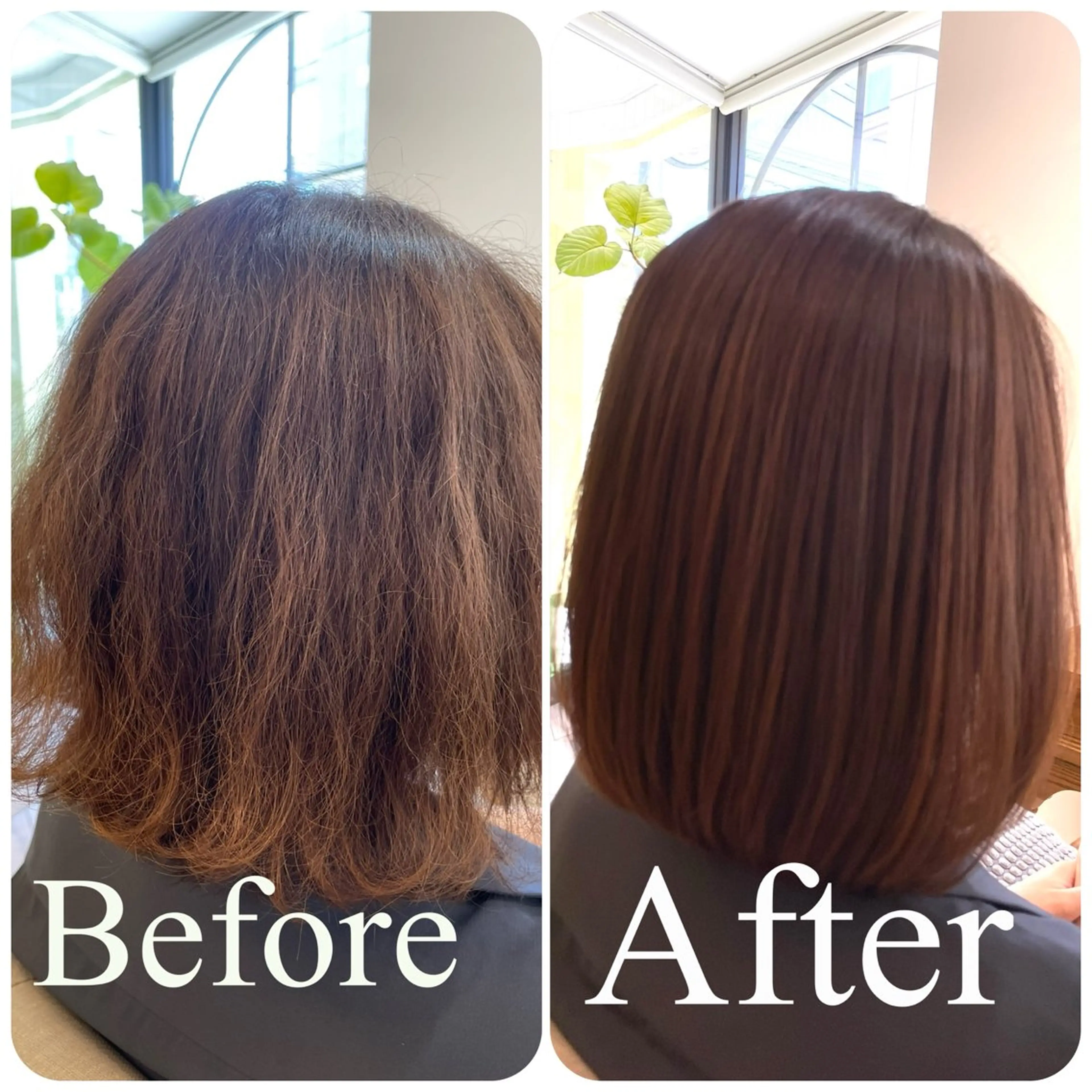 髪質改善ストレート• デジパモデル　かなのヘアスタイル