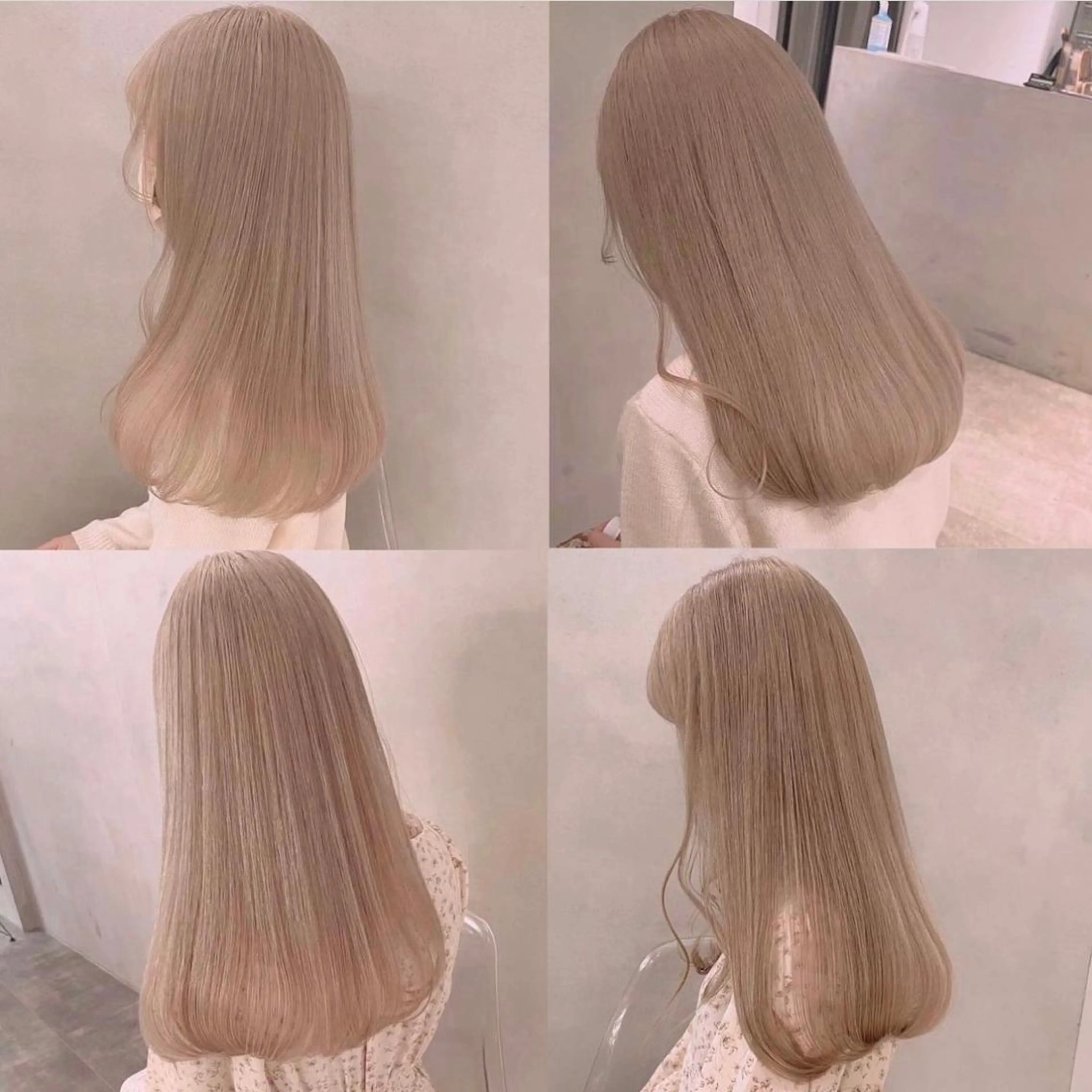 ロング ヘアカラー トリートメント ✨ハイトーン✨ 濱田知孝のヘアスタイル