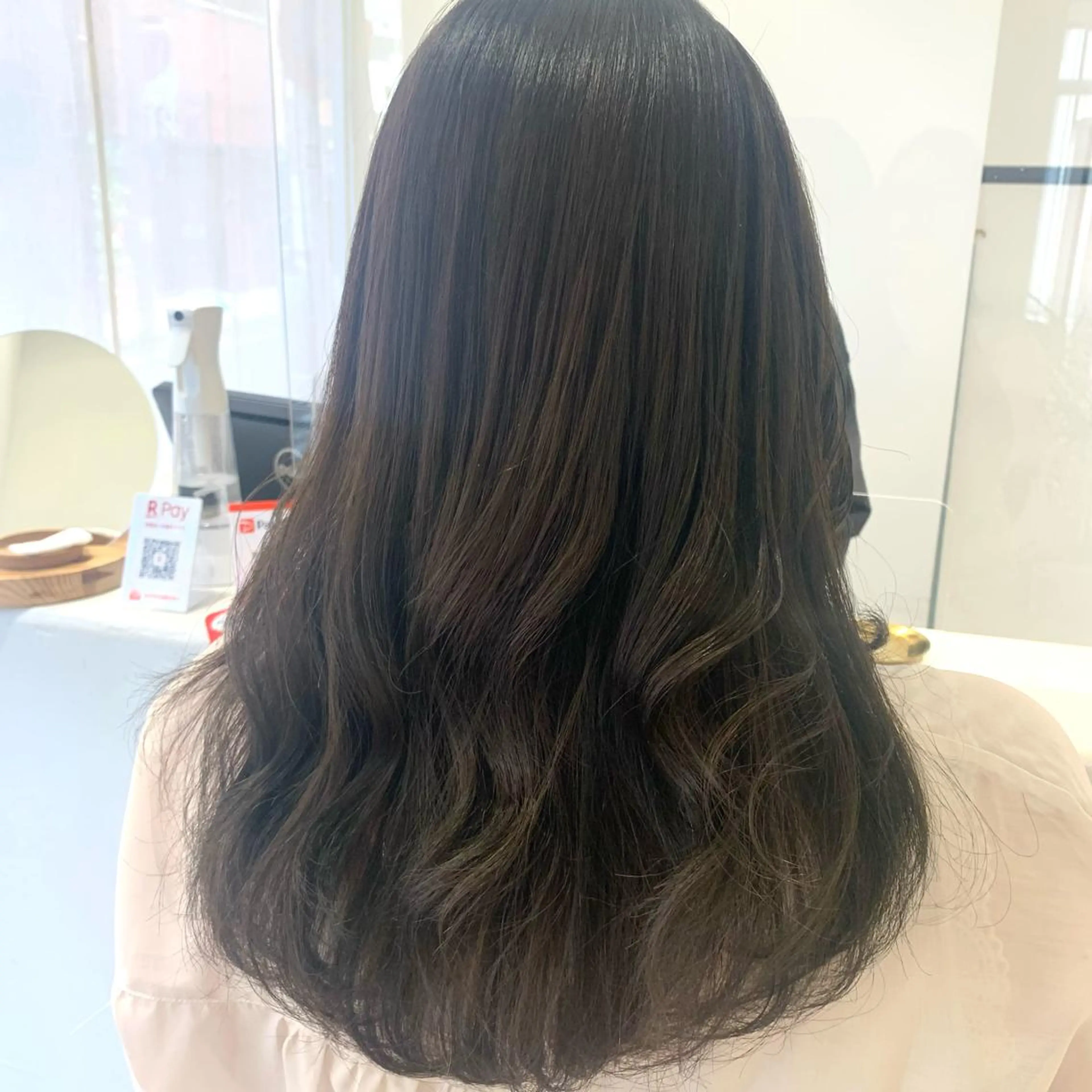 ロング カラー 縮毛矯正 カット 縮毛矯正 ボブ/美髪矯正 /佐藤　奈巳のヘアスタイル