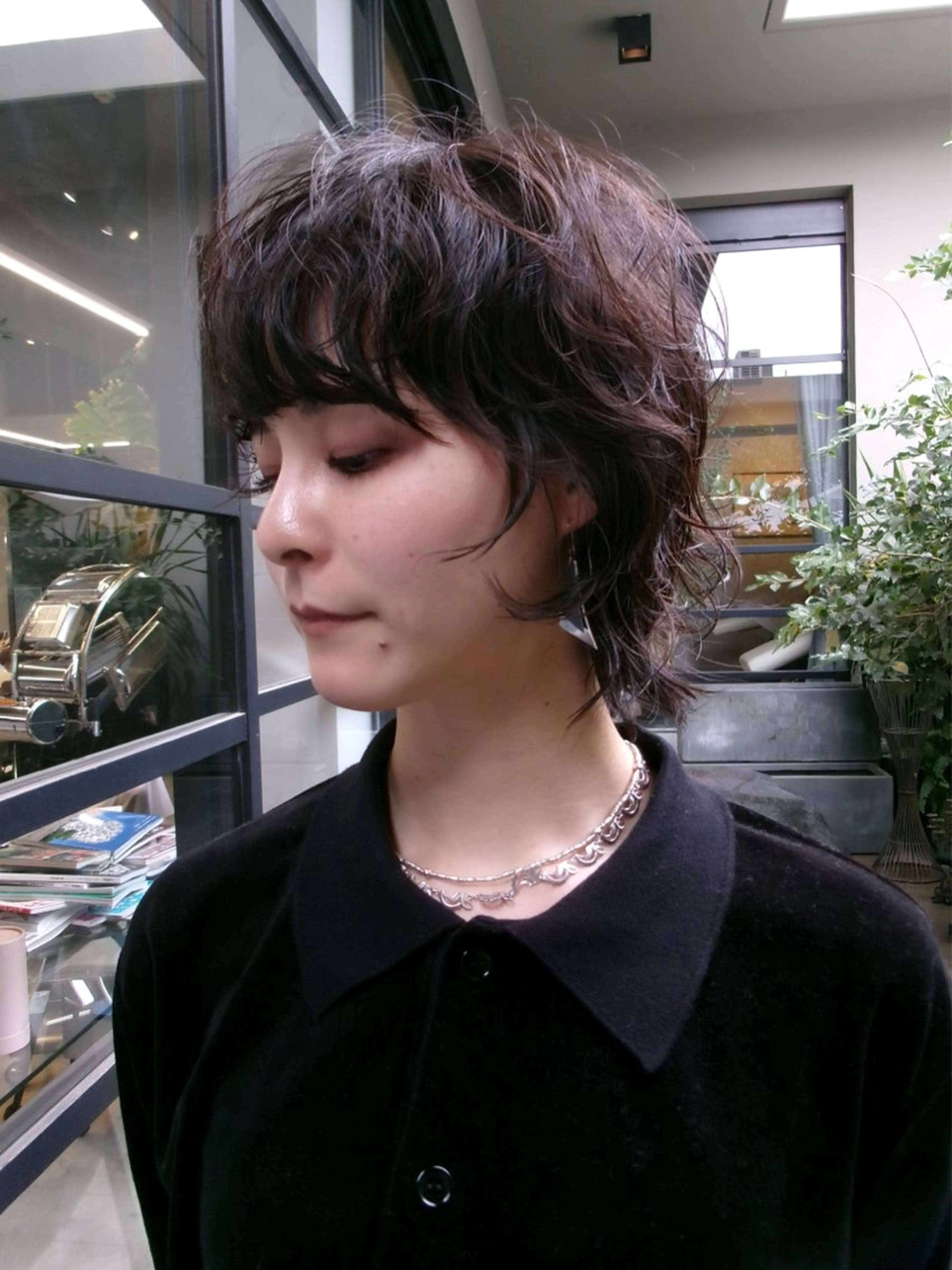 ショート パーマ ショートヘア ウルフカット カット パーマ トリートメント KEI パーマ/レイヤーのヘアスタイル