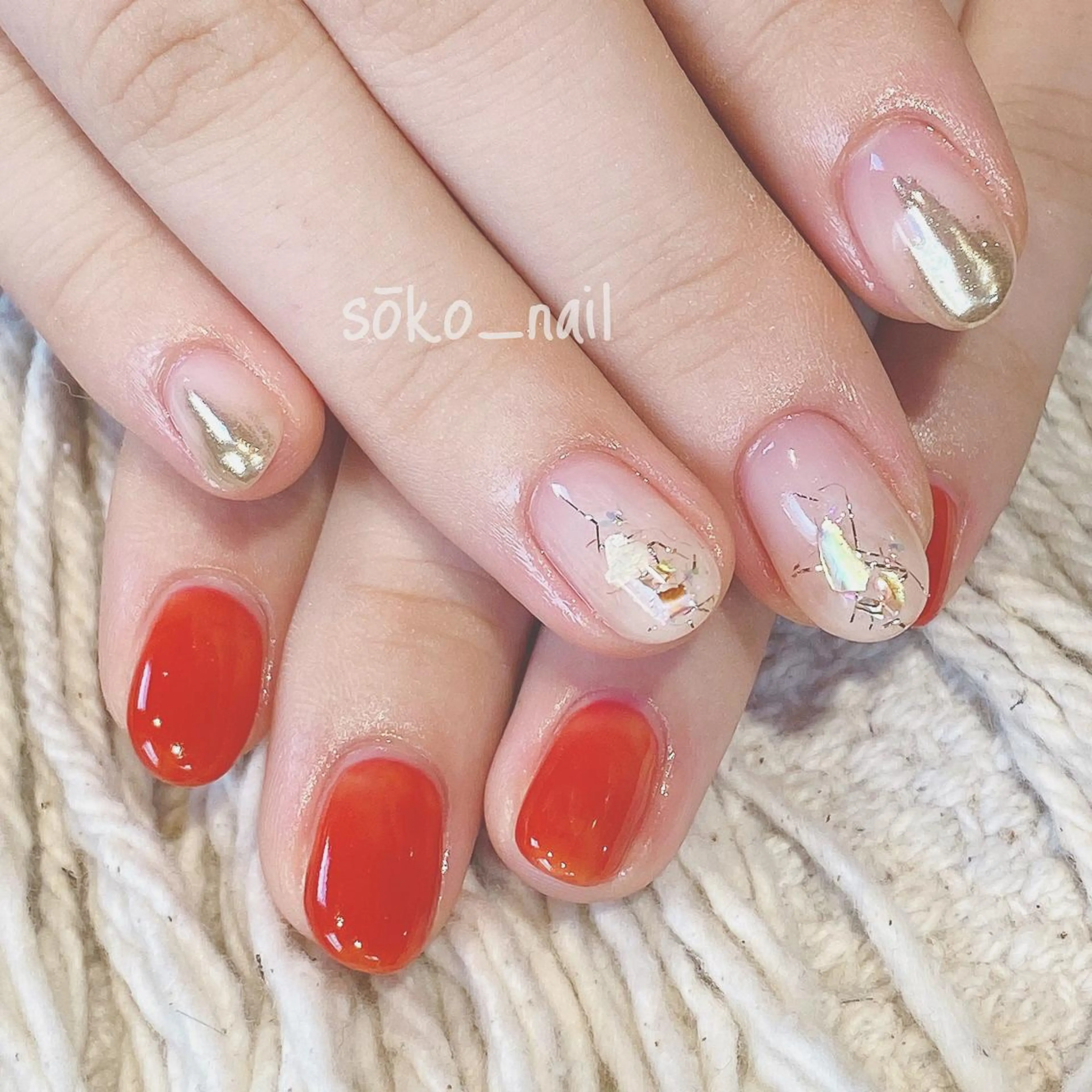 ネイル ハンドネイル megu  / sōko nailのネイルデザイン