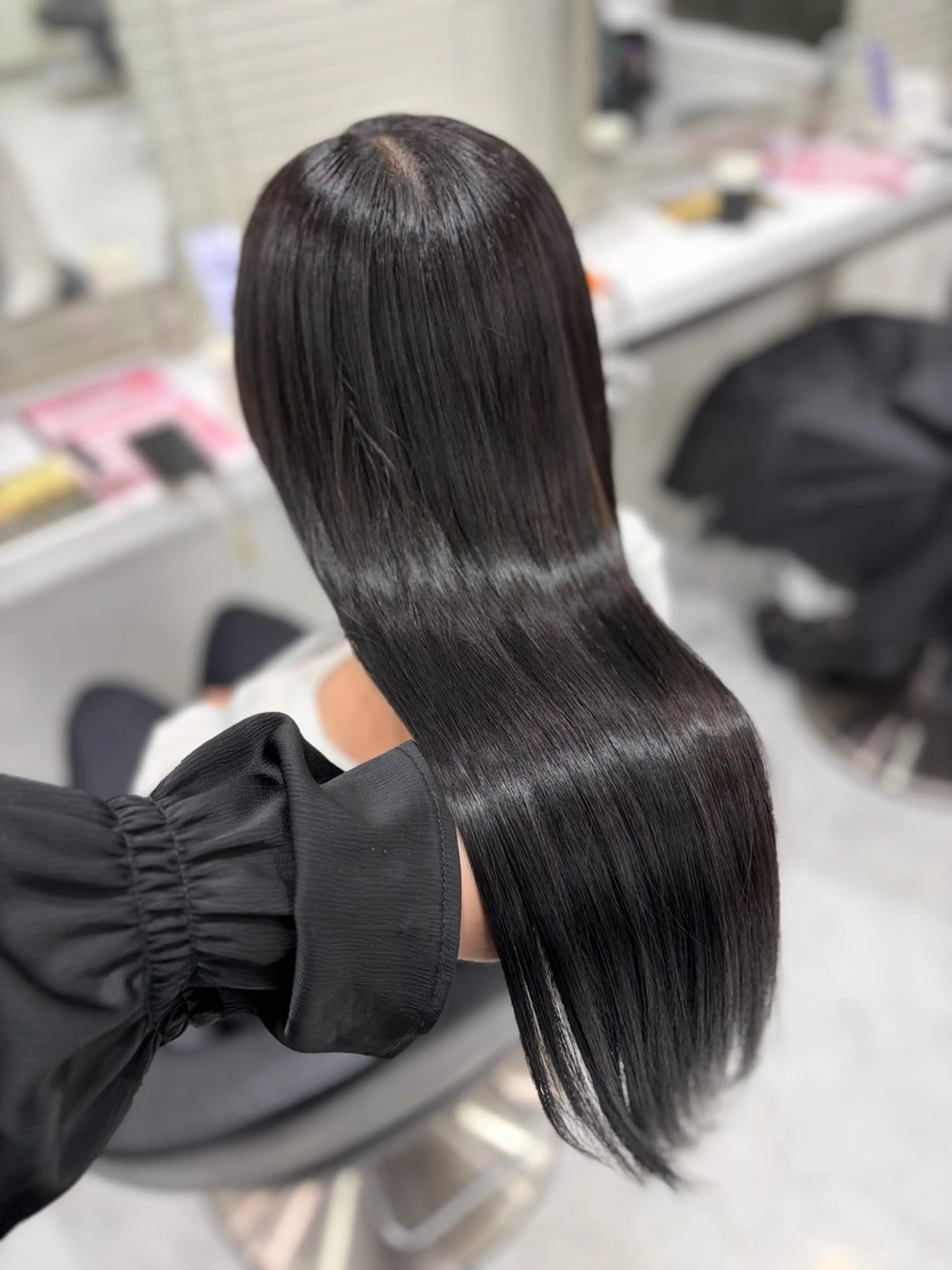 ロング カラー カット ヘアカラー 韓国トレンドヘア🤍 Chima🤍のヘアスタイル