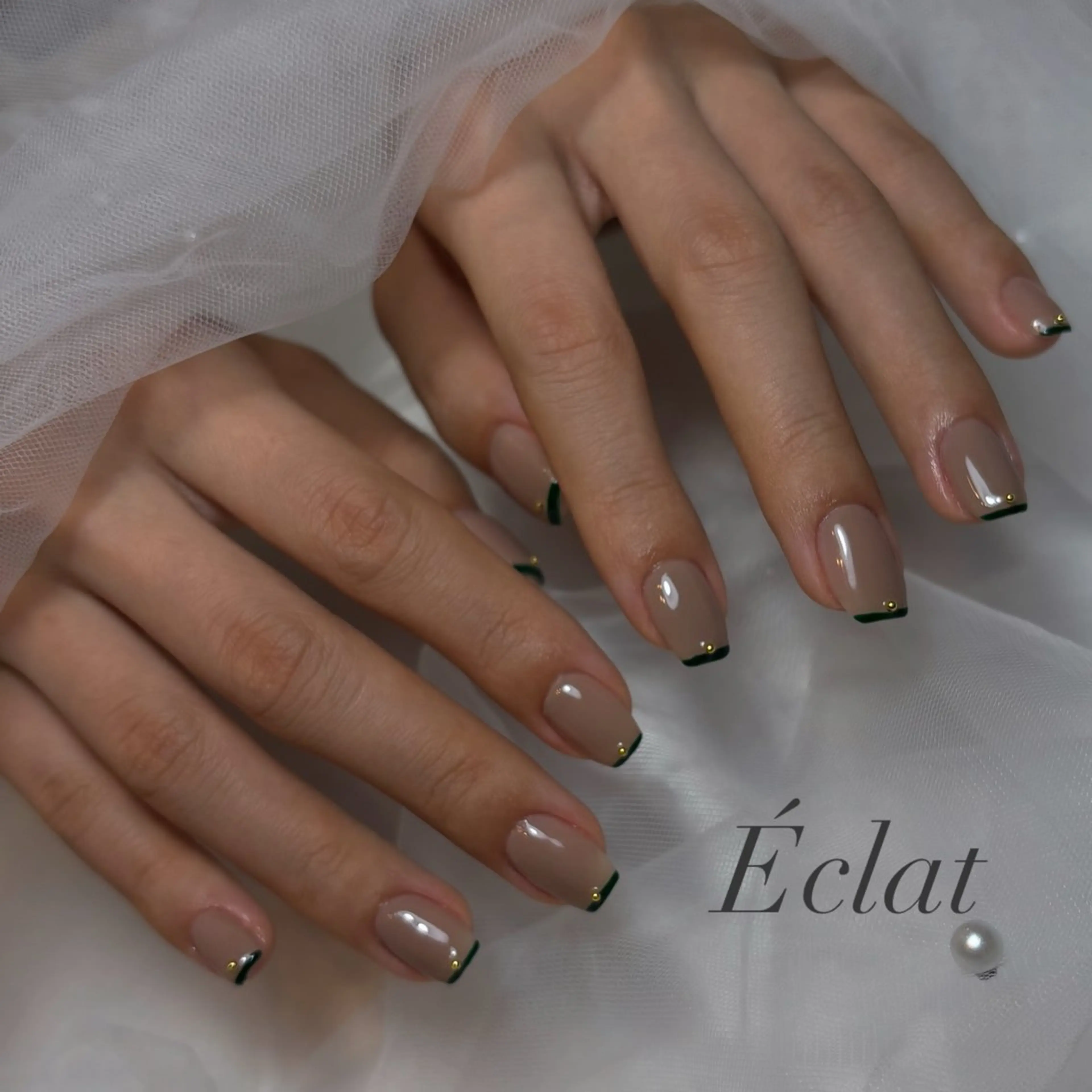 ネイル 持ち込み ハンドネイル nail salon Éclatのネイルデザイン