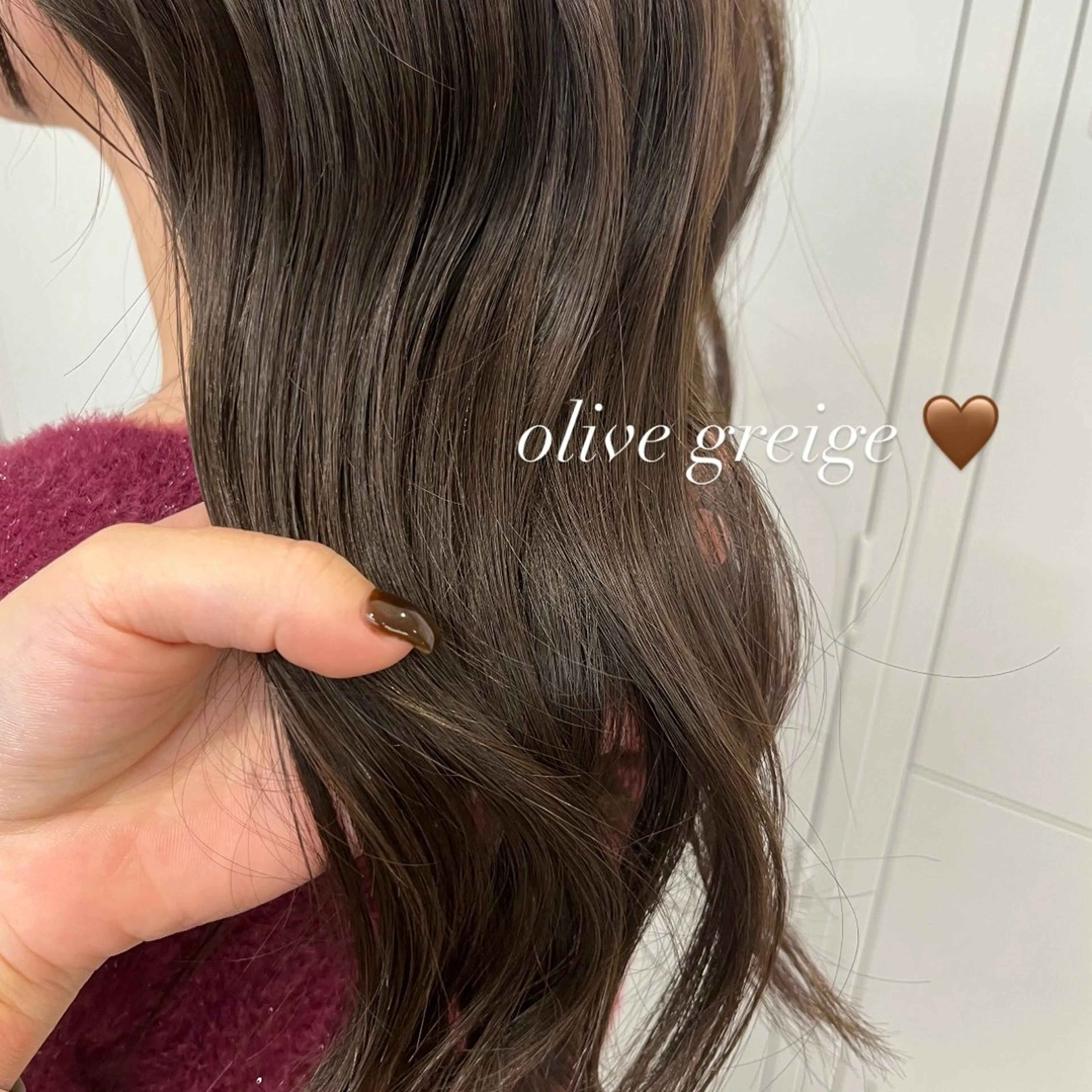 セミロング ヘアカラー セナ foto武蔵小杉︎︎のヘアスタイル