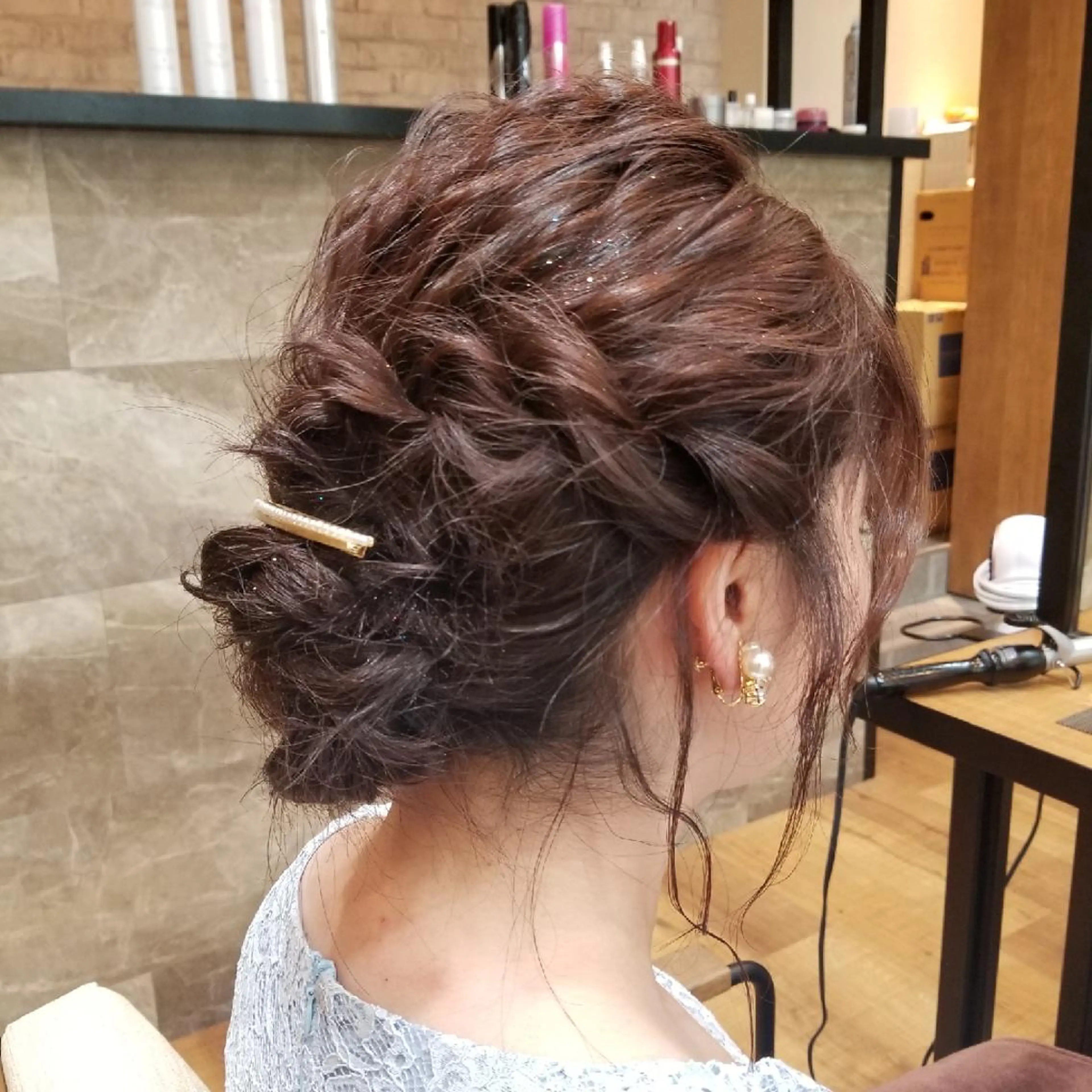 ヘアアレンジ 谷 結奈のヘアスタイル