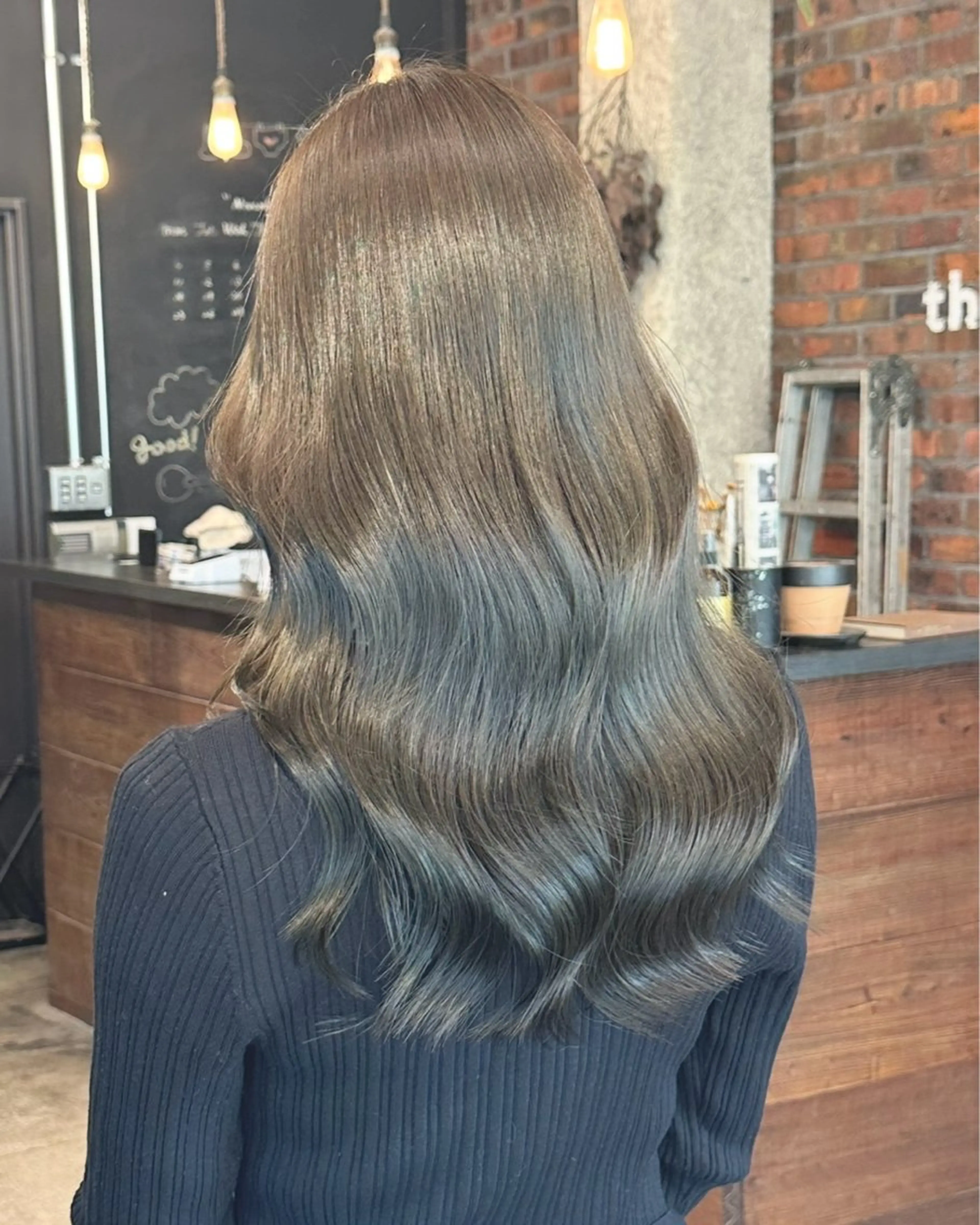 ロング カラー カット ヘアカラー トリートメント 村田 来倖のヘアスタイル