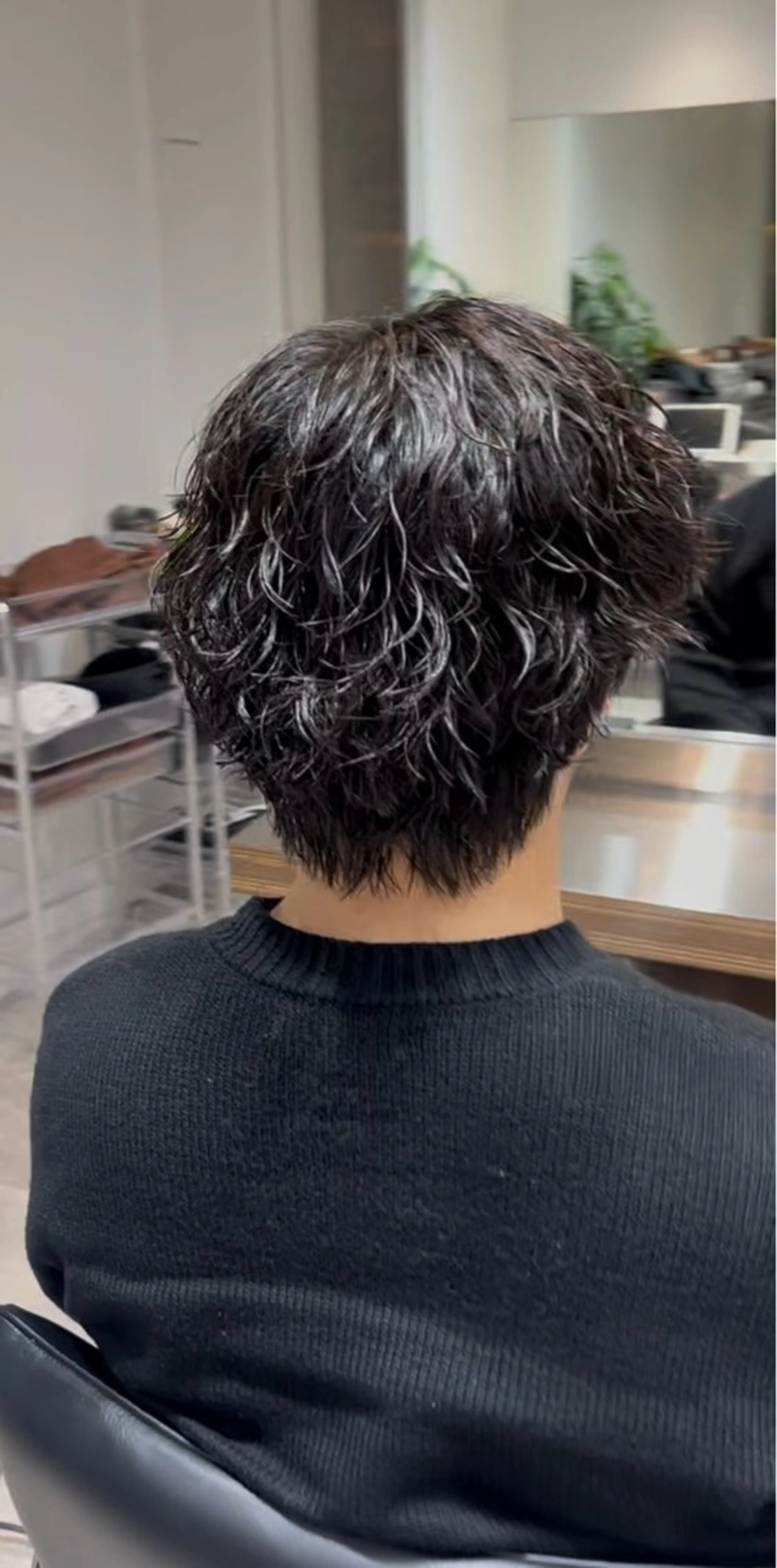 ショート パーマ メンズ カット パーマ elima横浜西口所属・fifth/シン🌿 透明感カラー/パーマのヘアスタイル