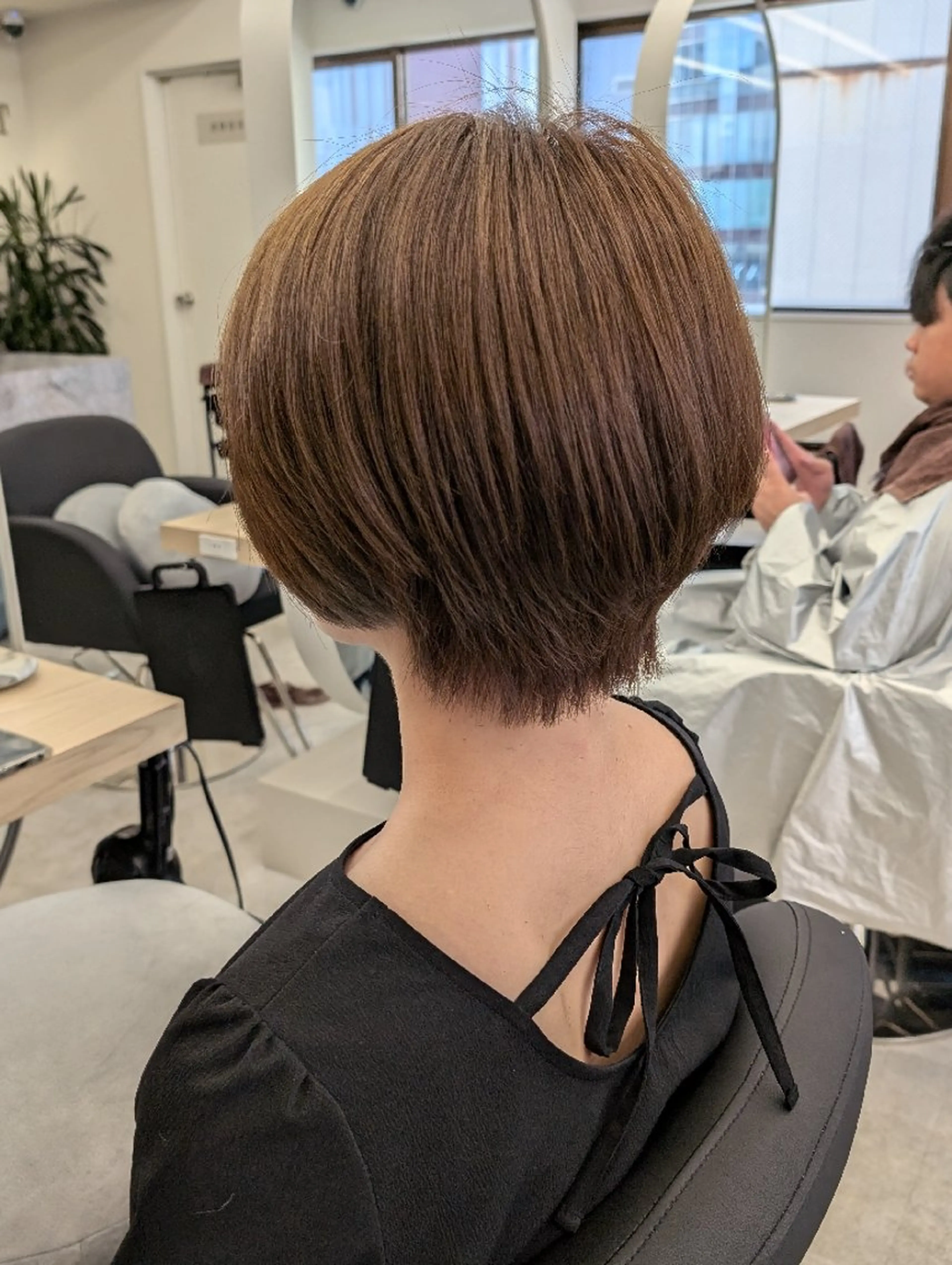 ショート カラー ベージュカラー 透明感カラー 似合わせカット ショートヘア カット ヘアカラー トリートメント ✨デザインカラー✨ 中澤秀章のヘアスタイル