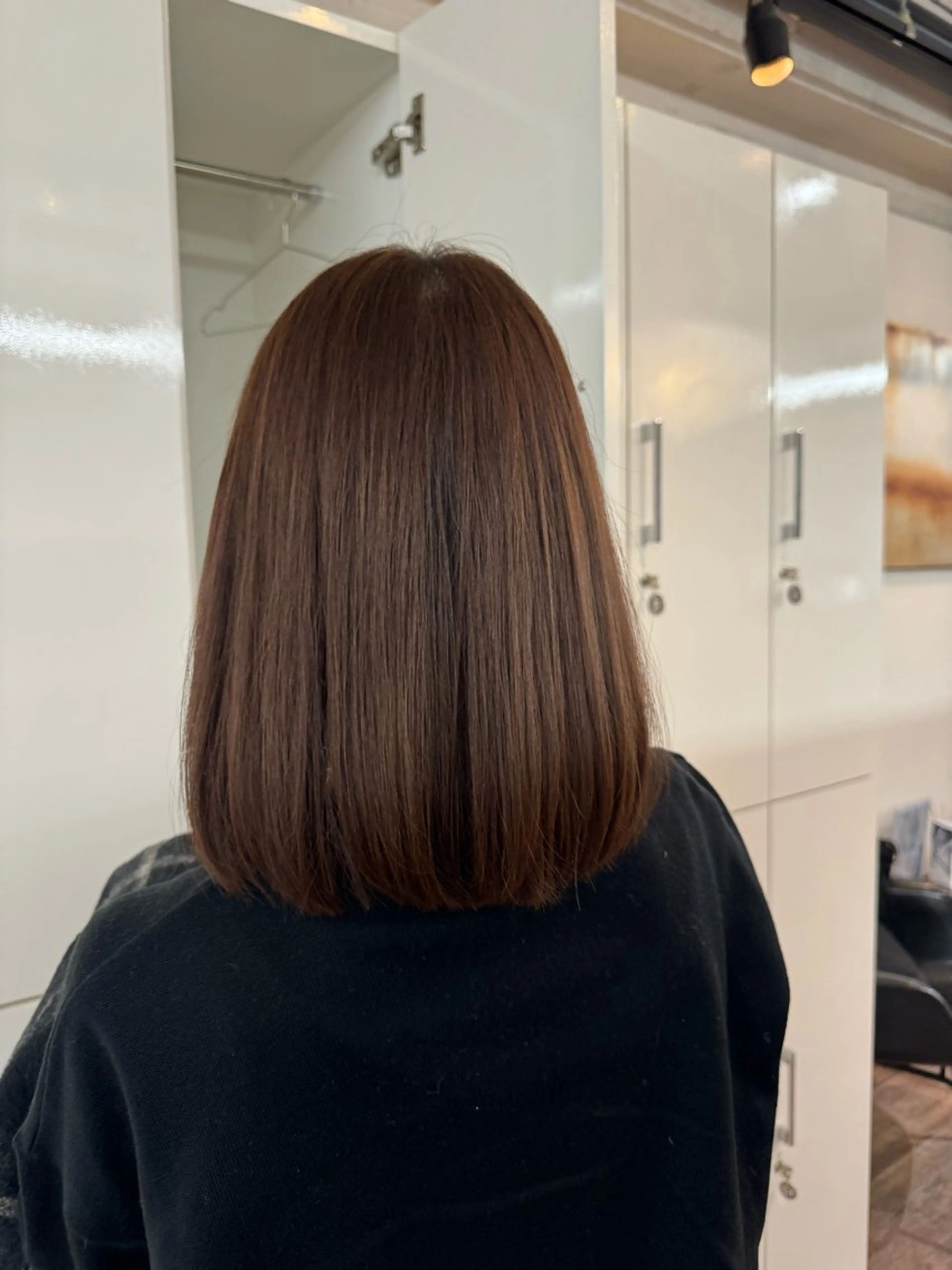 ミディアム 赤み無し柔らかカラー 【梅田】madokaのヘアスタイル