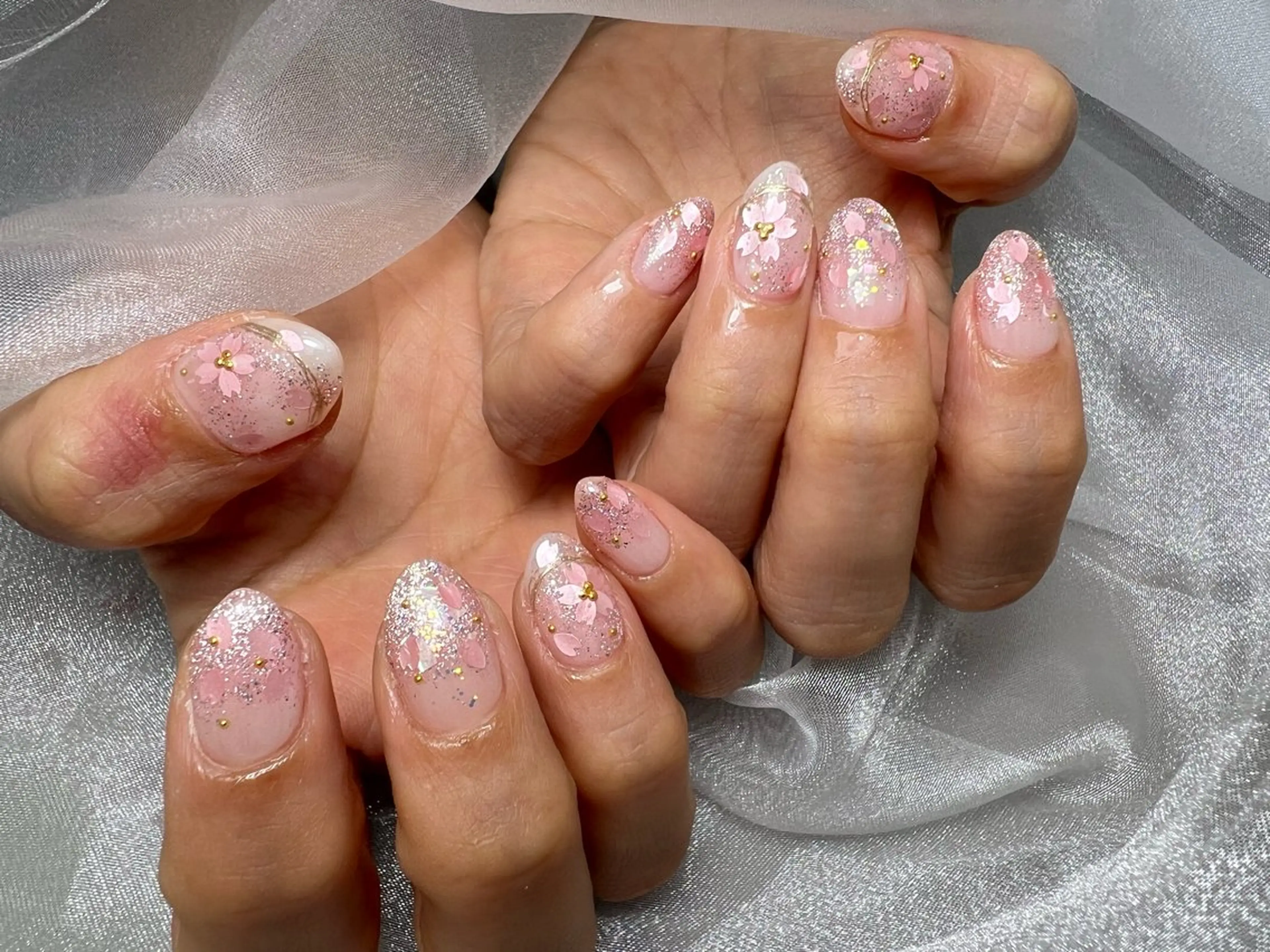 ネイル ハンドネイル Mana‪ ‪·͜· ❤︎‬のネイルデザイン