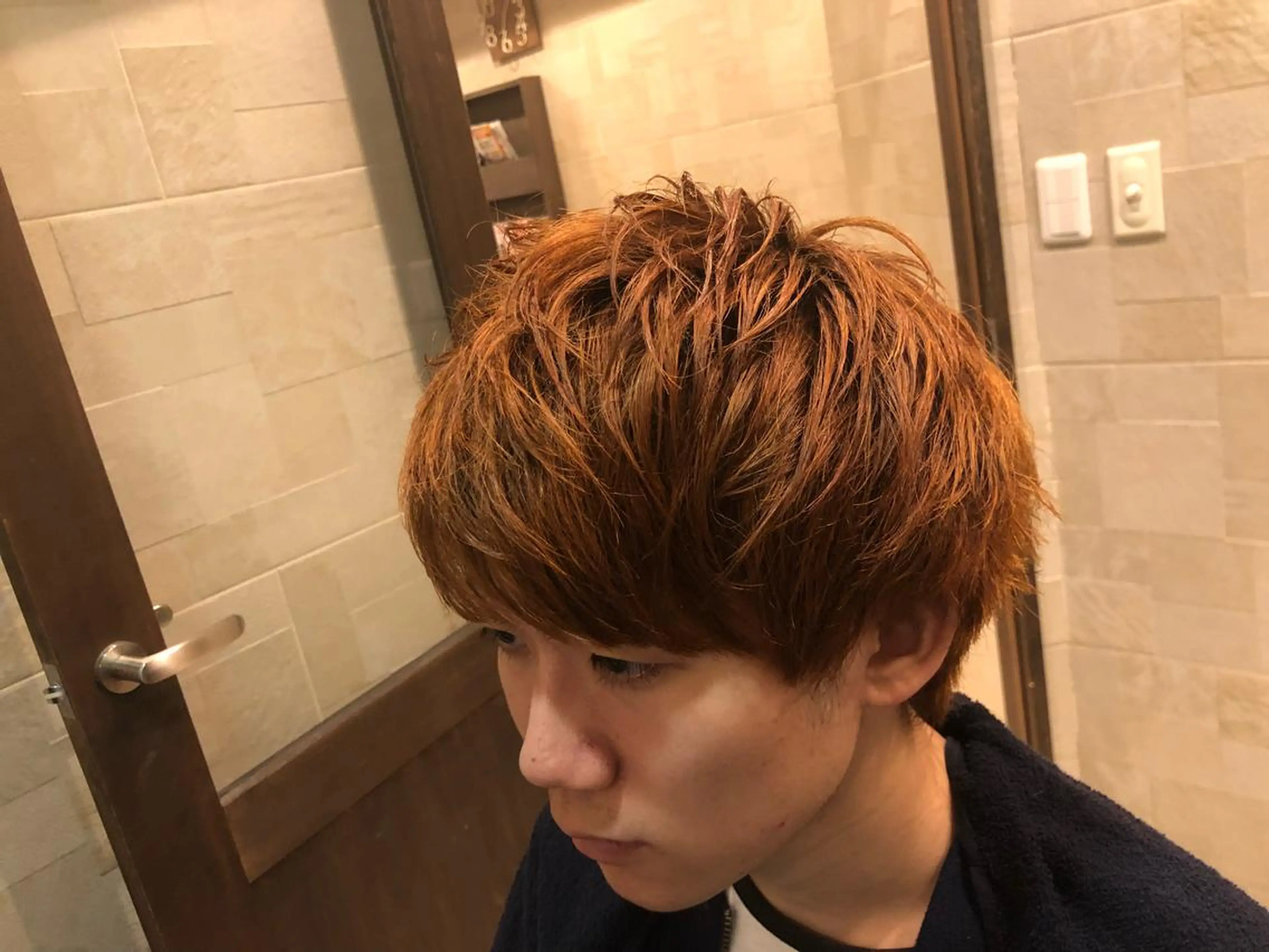 ミディアム カラー メンズ カット 💈大人の渋髪💈 店長　大橋侑弥のヘアスタイル