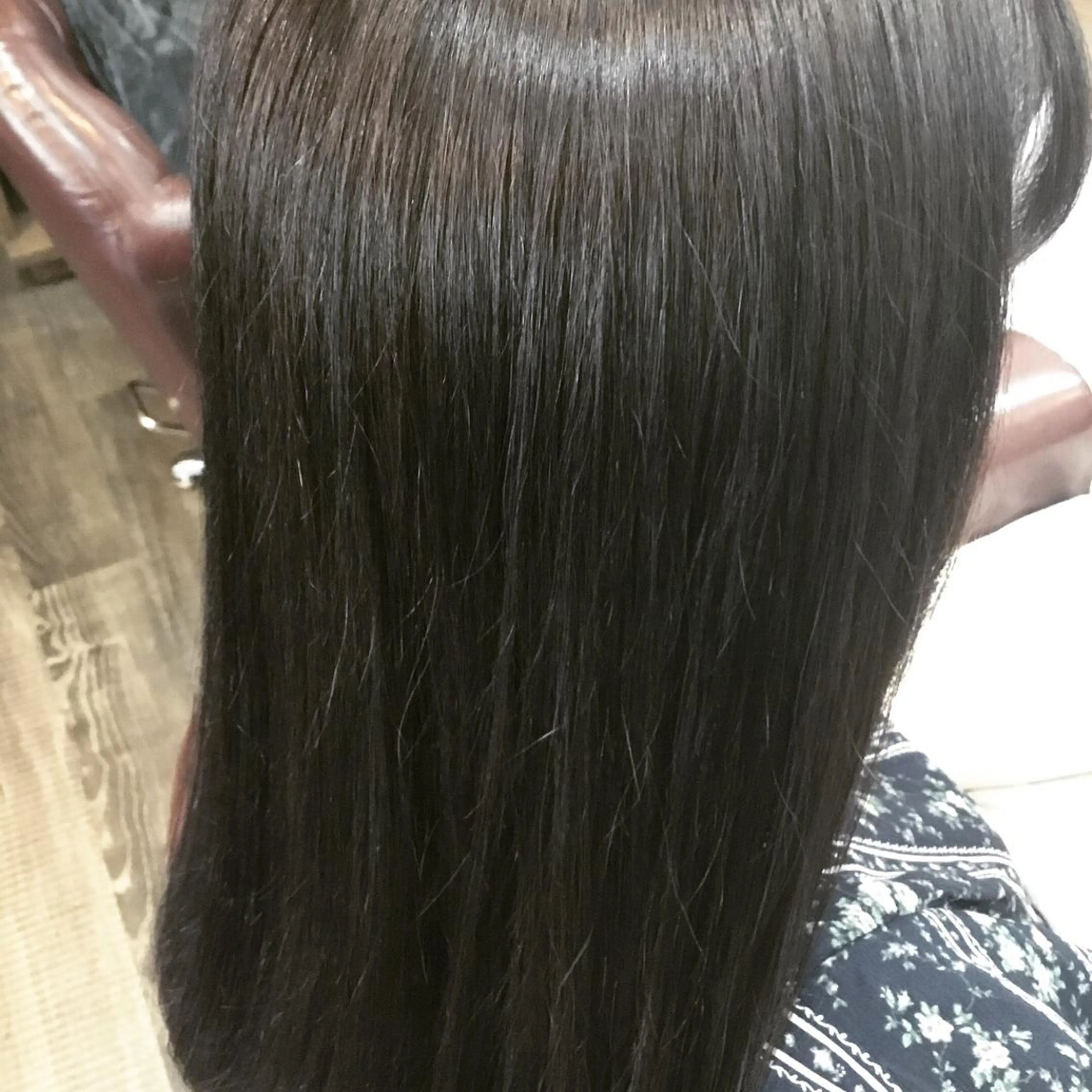 セミロング カラー パーマ embrace エンブレイスのヘアスタイル